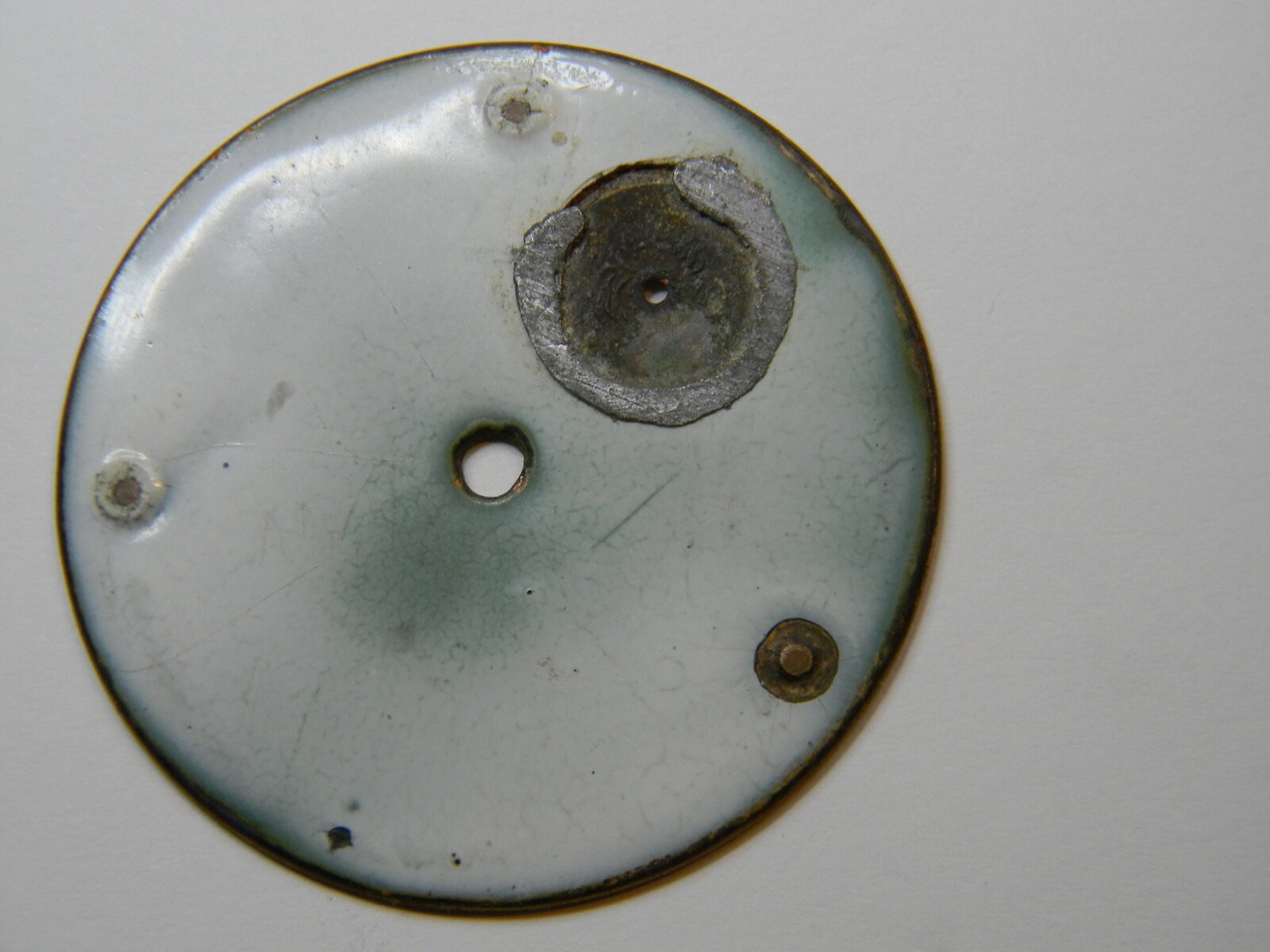 RARE ILLINOIS IOWA WATCH CO. PRIVATE LABEL POCKET WATCH DIAL 45.6mm – REPAIR