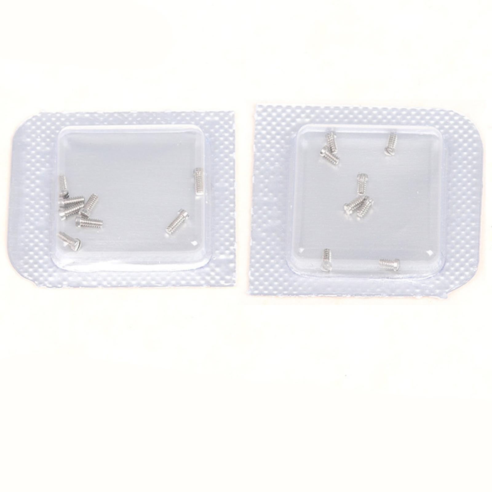 8PCS Micro Watch Repair Screws Stainless Watch Back Cover Screws For Ballon