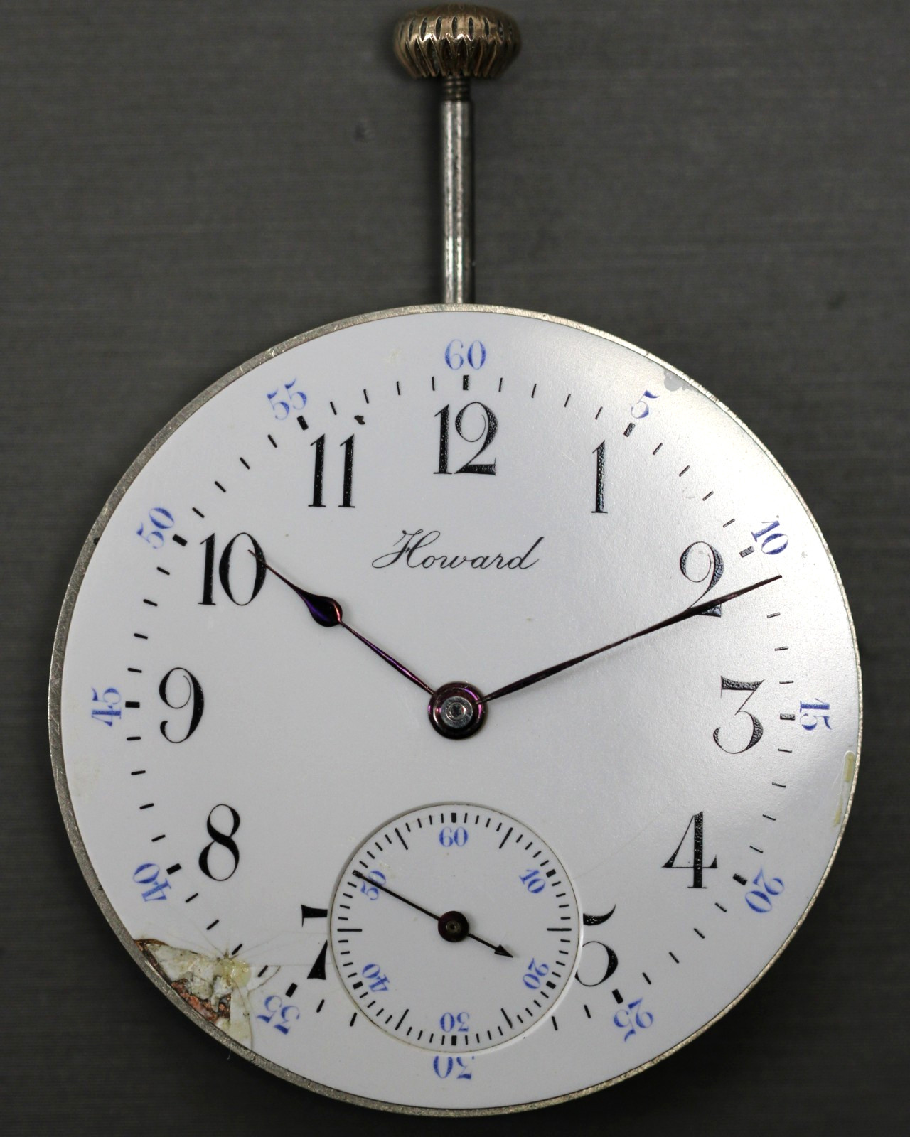 Running E. Howard Series 7 Model 1908 19 Jewels Pocket Watch Movement