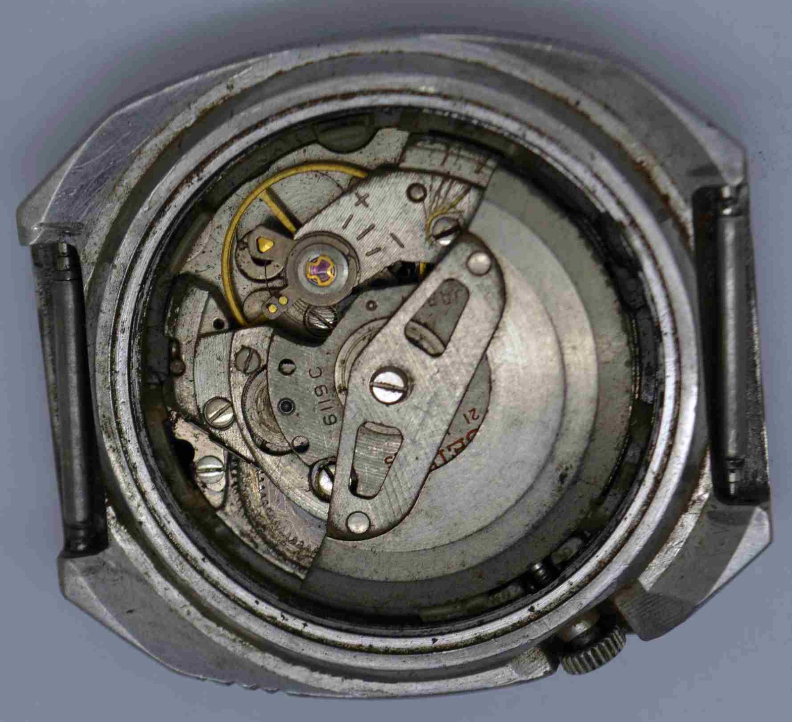 VTG SEIKO Steel Wristwatch. Ref: 6119-8580, Cal: 6119C. For Parts/Repairs