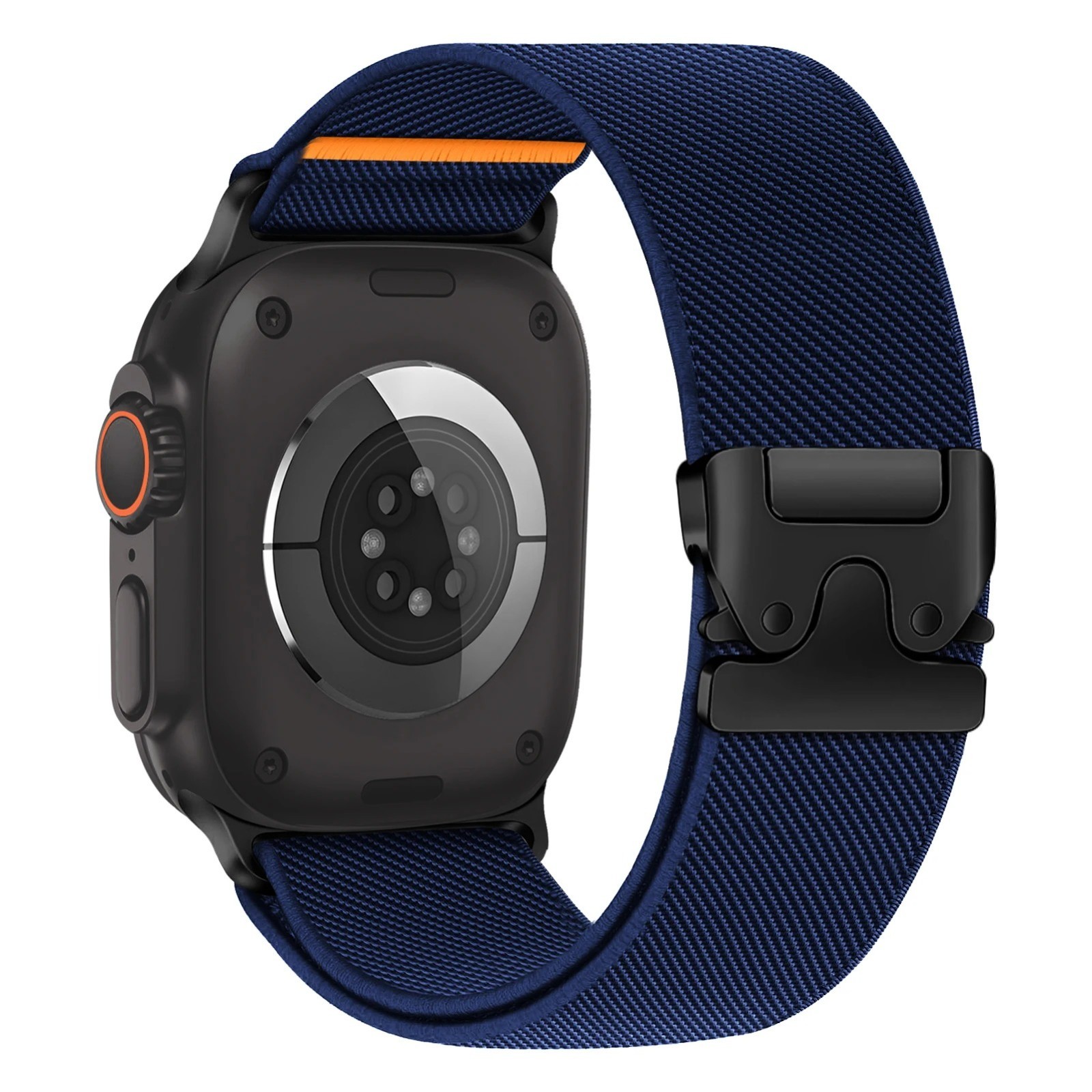 Nylon Strap For Apple Watch Ultra 2 Band 49mm Elastic Bracelet iWatch 10-1 SE