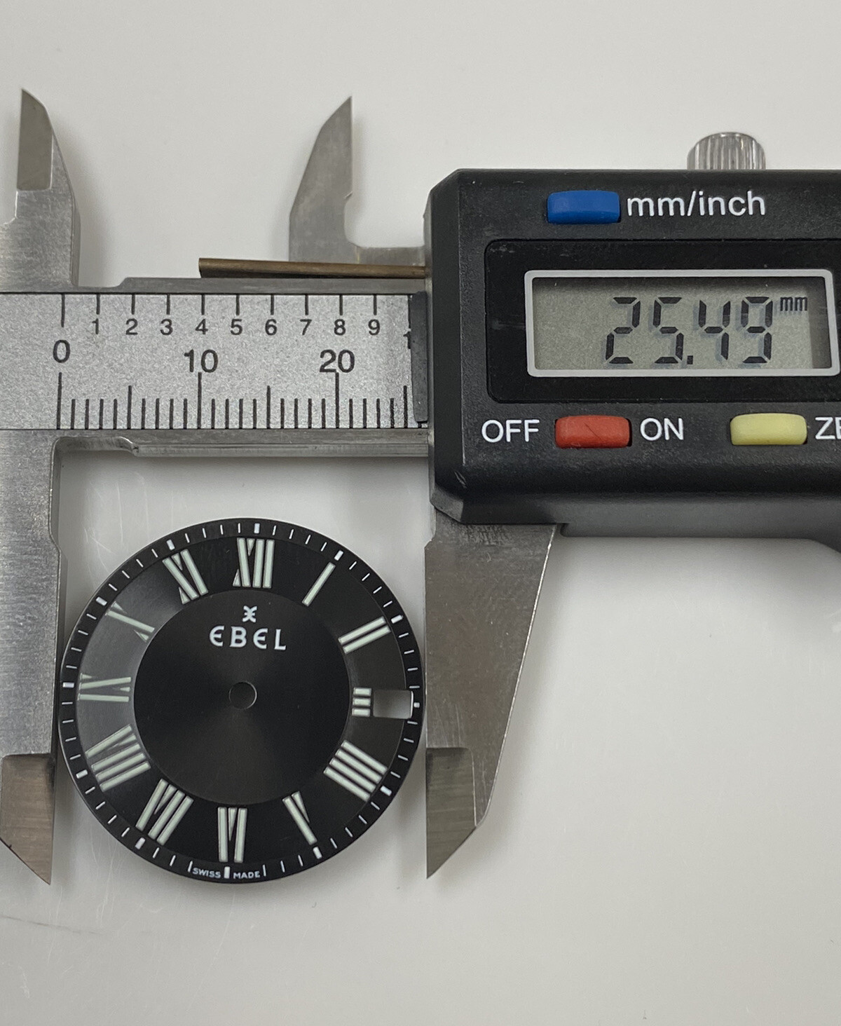 Original Ebel 36mm Sportwave 6187631 Quartz Watch Black Roman Numeral Lume Dial
