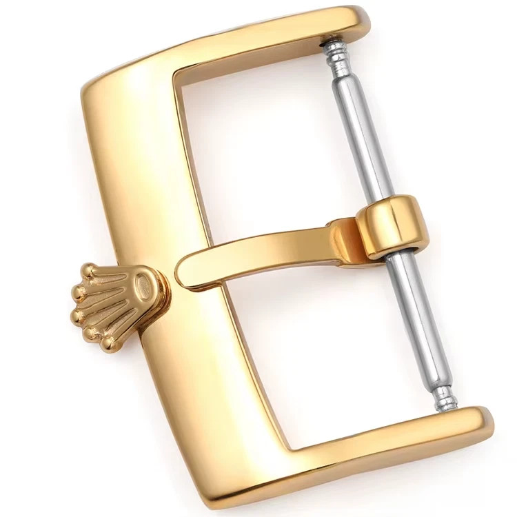 Crown Rolex watch buckle 18mm Yellow Gold plated BKLYG18