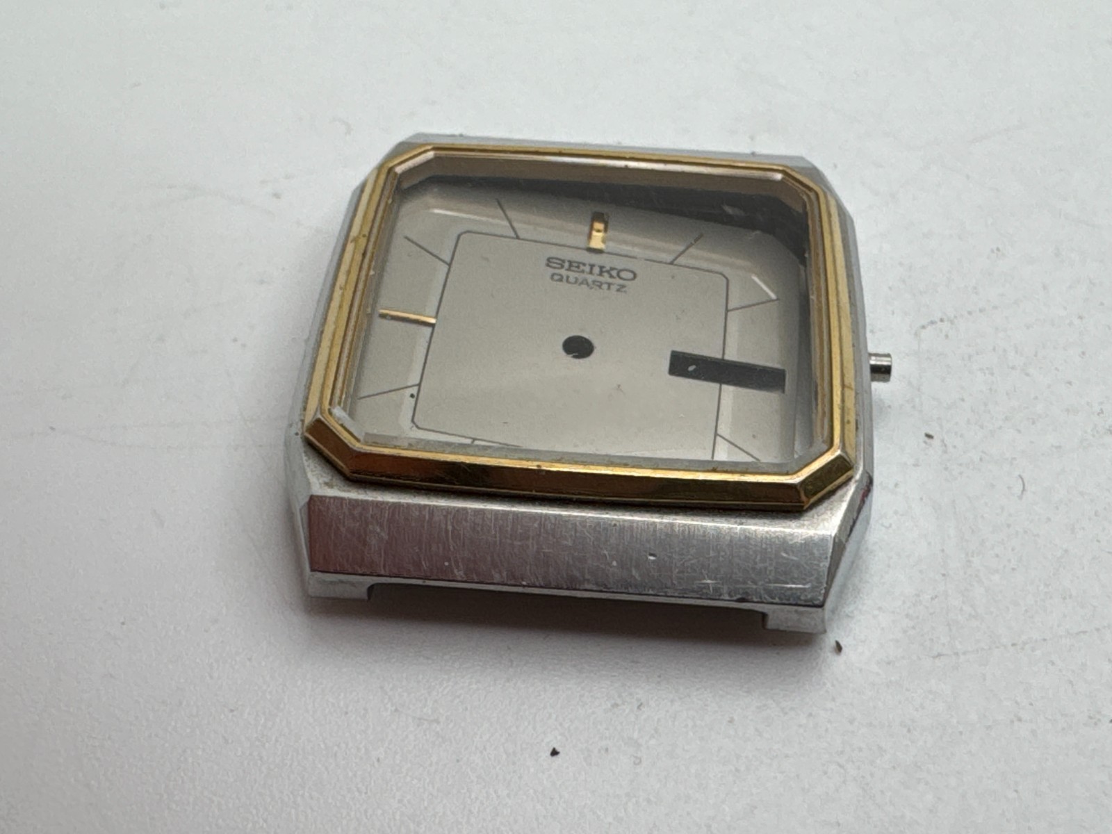 Vintage Men’s Seiko 6533-5039 Two Tone Watch Case ONLY