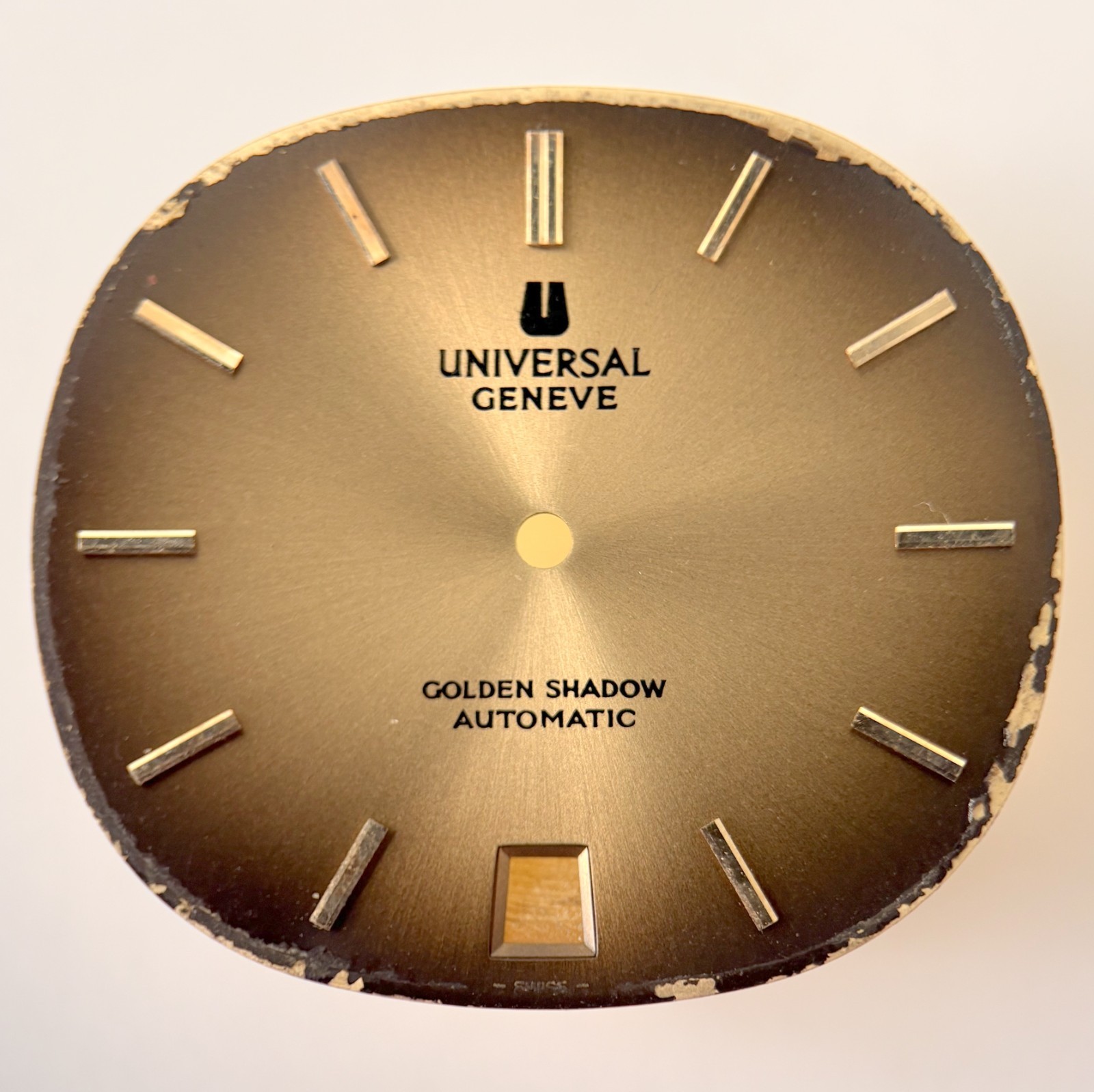 Universal Geneve Polerouter Cal 2-67 Watch Parts Movement Balance Fork Spring 66