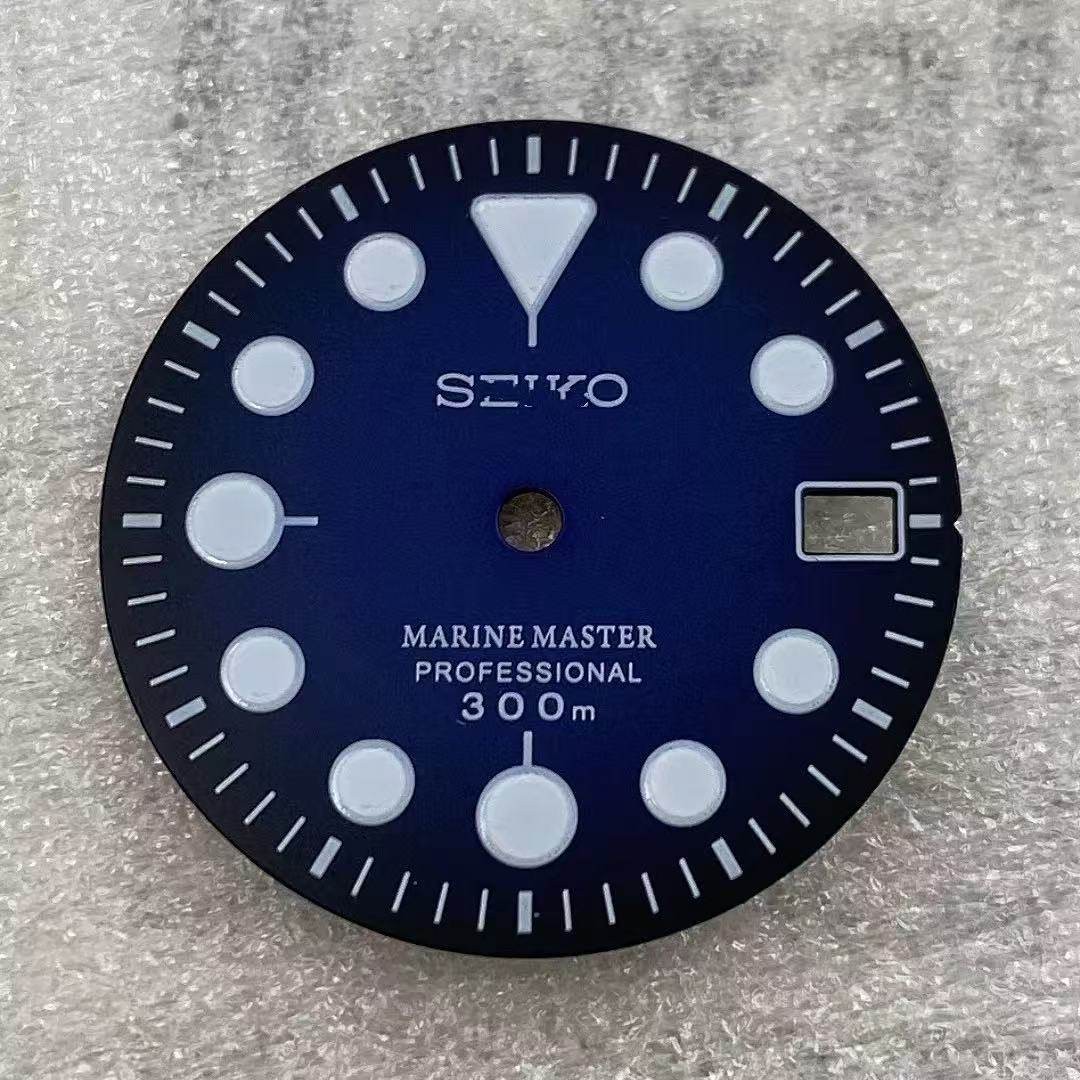 28.5mm Green Luminous Watch Dial for Nh35 NH36 Movement Watch accessories
