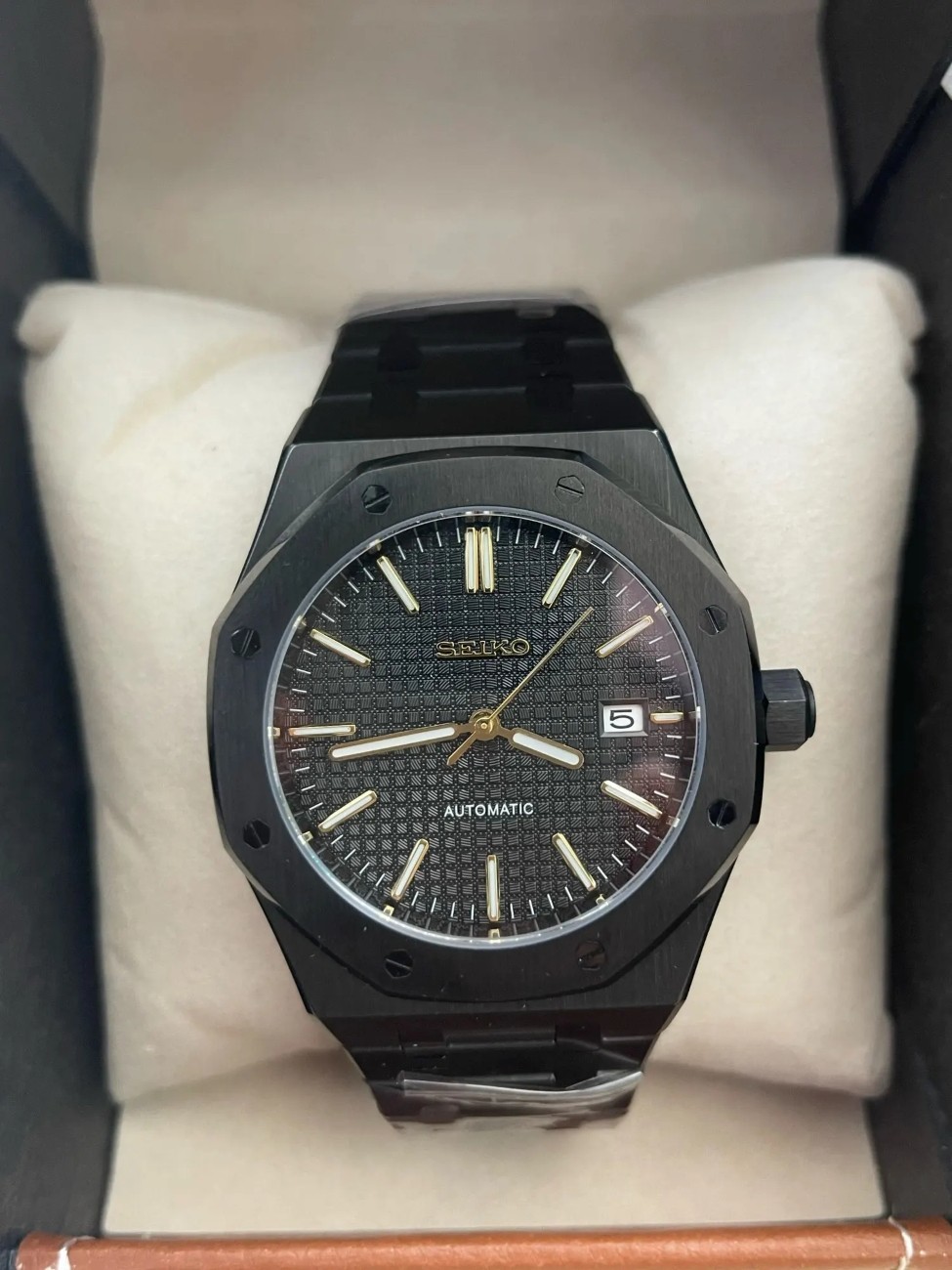 Watch Hands Set Green Luminous Rose Gold Silver Pointer For NH34 NH35 NH36 Nh35