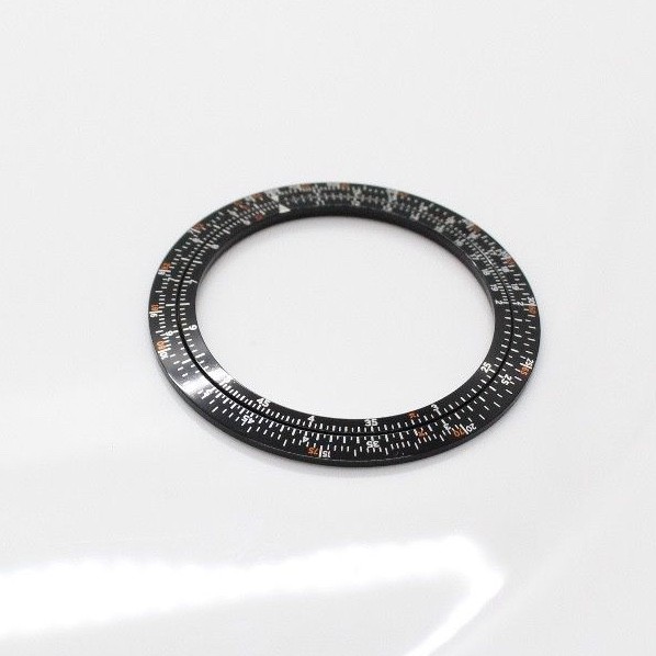 Bezel Insert for Seiko Chronograph Watch 6138 7000 Slide Rule Chrono Calculator