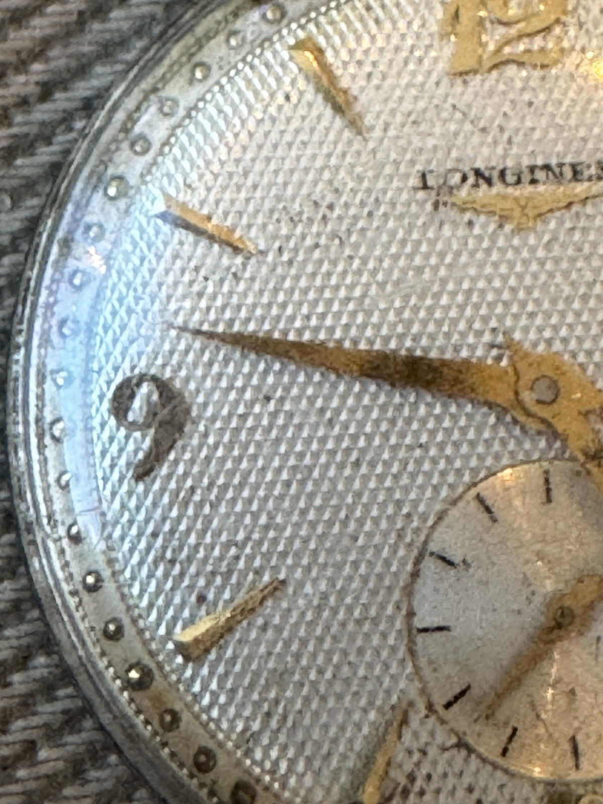 LONGINES 23Z – 17 Jewel Watch Movement and Crystal – Runs