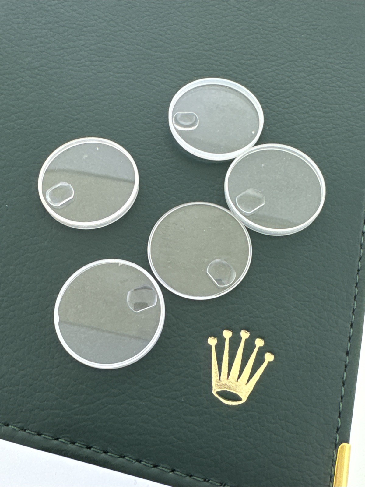 GENUINE ROLEX 25-206C LADIES SAPPHIRE CRYSTAL GREAT CONDITION. 5X ASSORTED