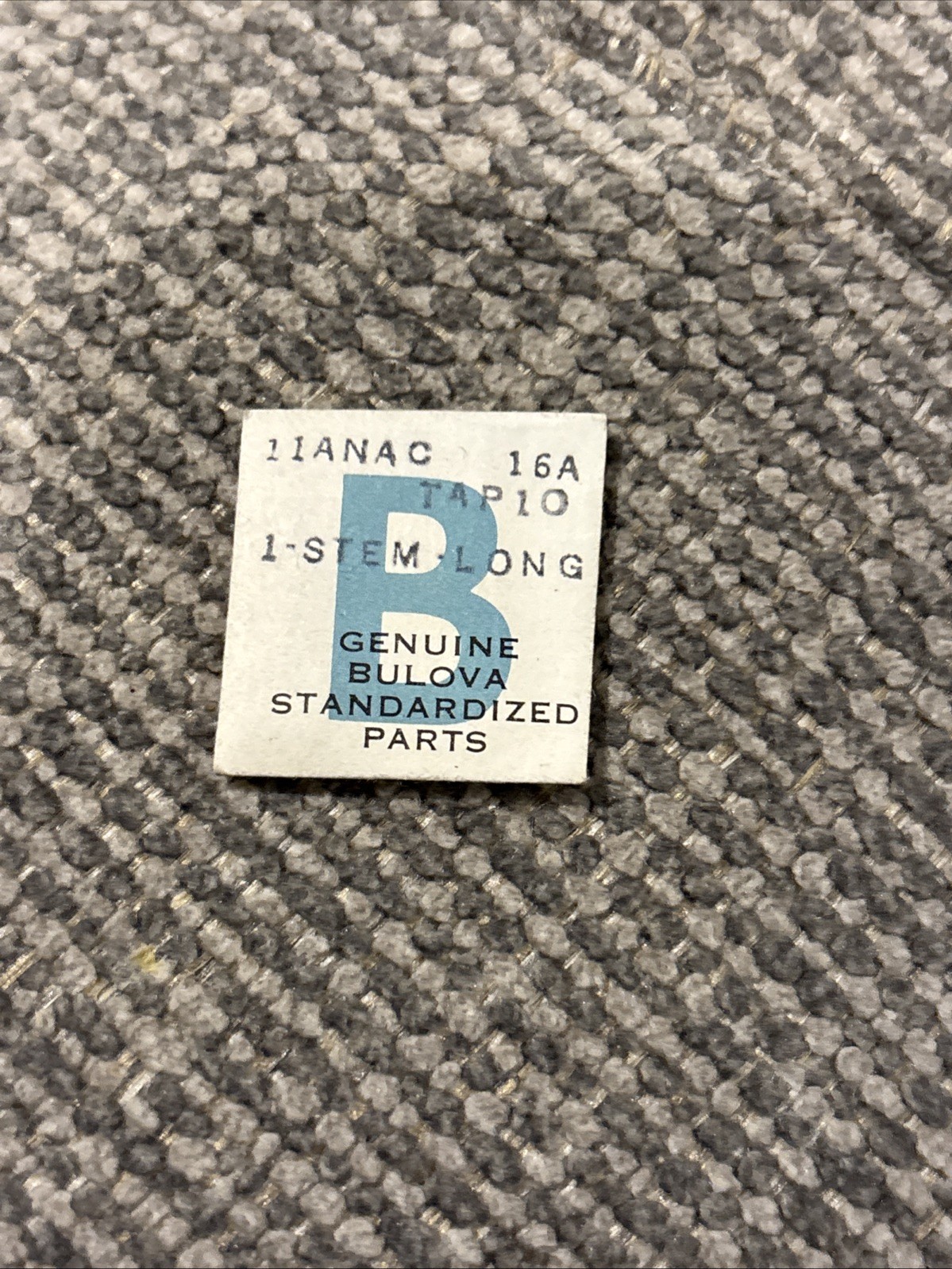 Bulova 11ANAC #16A Stem Long NOS watch part