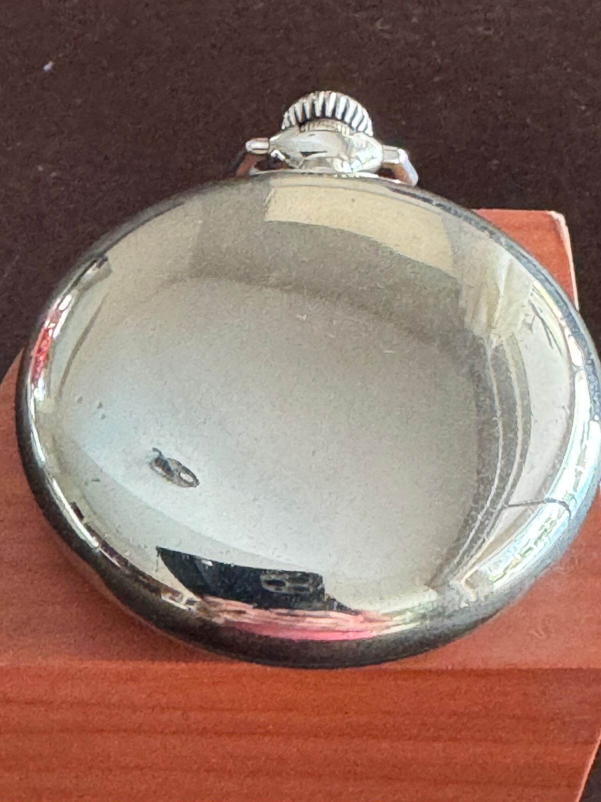 VINTAGE 18 SIZE CRESCENT POCKET WATCH CASE PENDANT & LEVER SET SWING OUT
