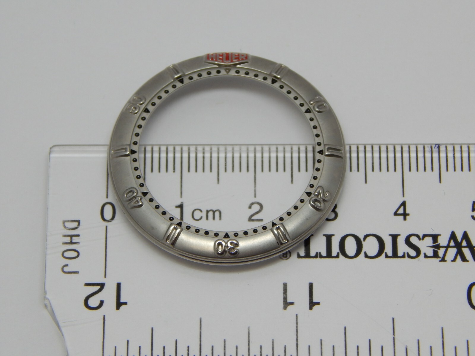 TAG HEUER Professional 4000 Series Watch Bezel & Retaining Spring 32.28mm 23.8mm