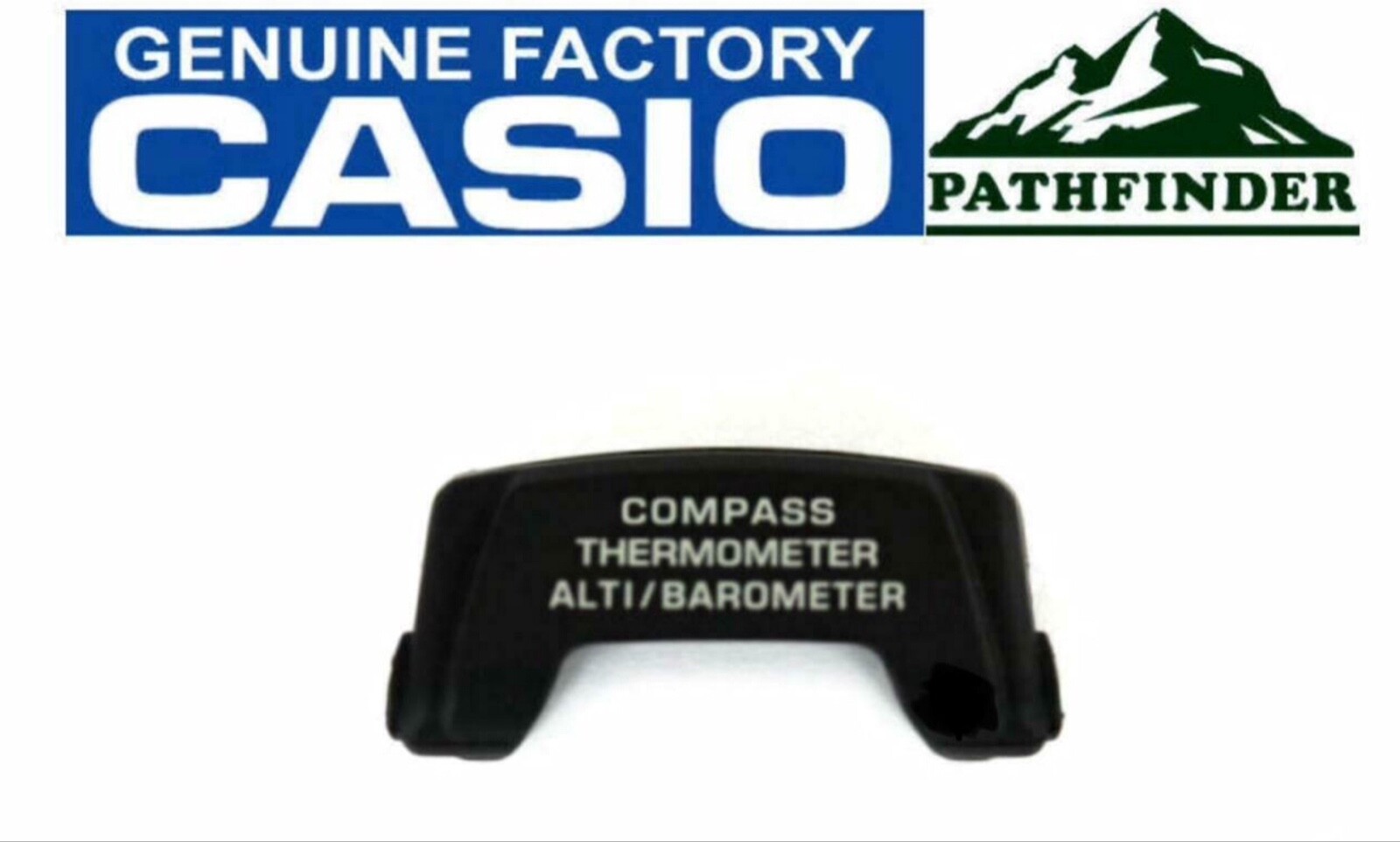 Casio Pathfinder PAG-240 Black Rubber Cover End Piece (12 Hour) PRG-130 PAW-1500