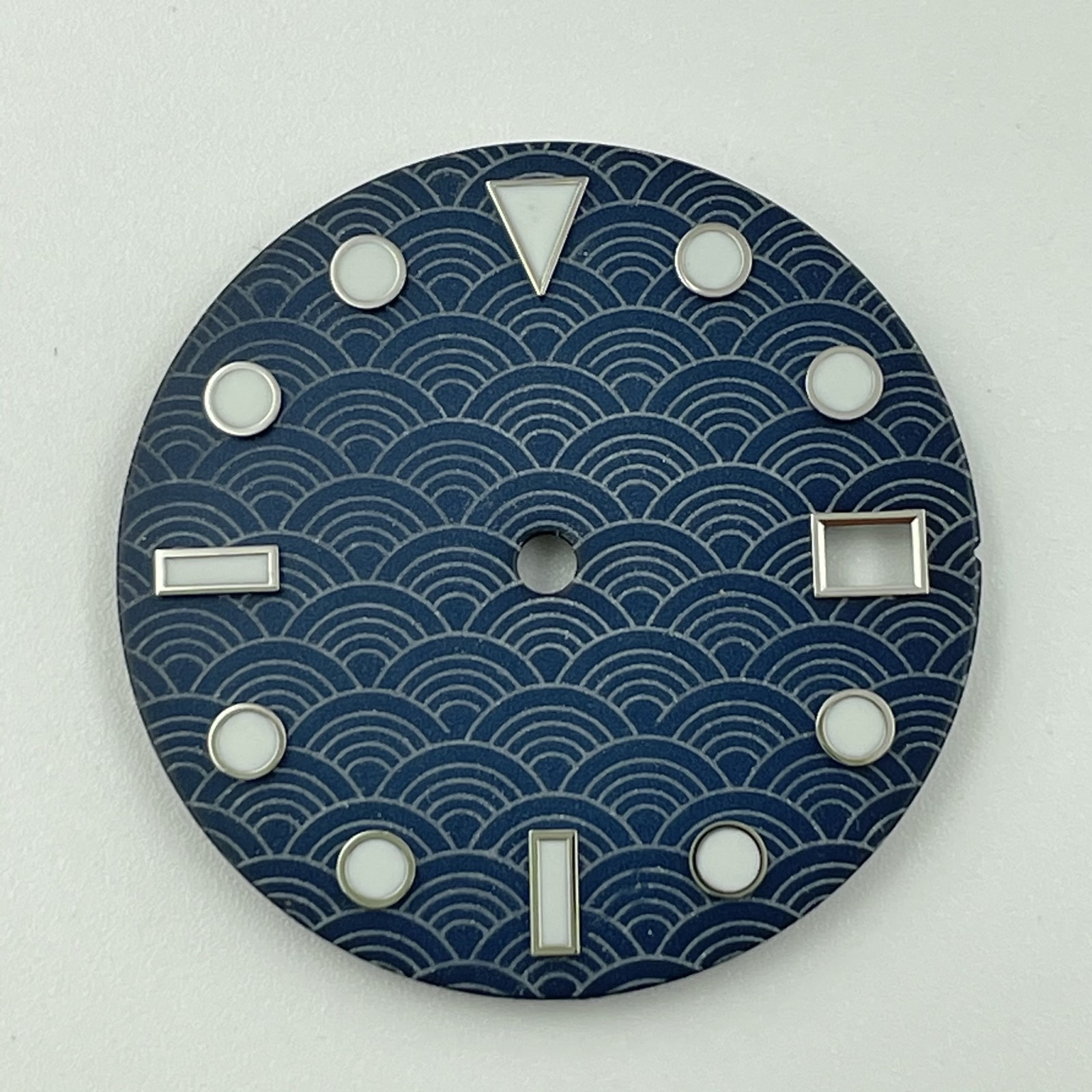 NH35 Fish Scale Dial 28.5mm Green Luminous for NH35/36 Movement Watch Accessorie