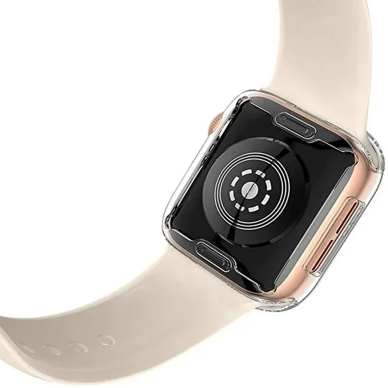 Soft TPU Screen Cover for Apple Watch –IWatch Ultra, Series 1-10, SE, and More