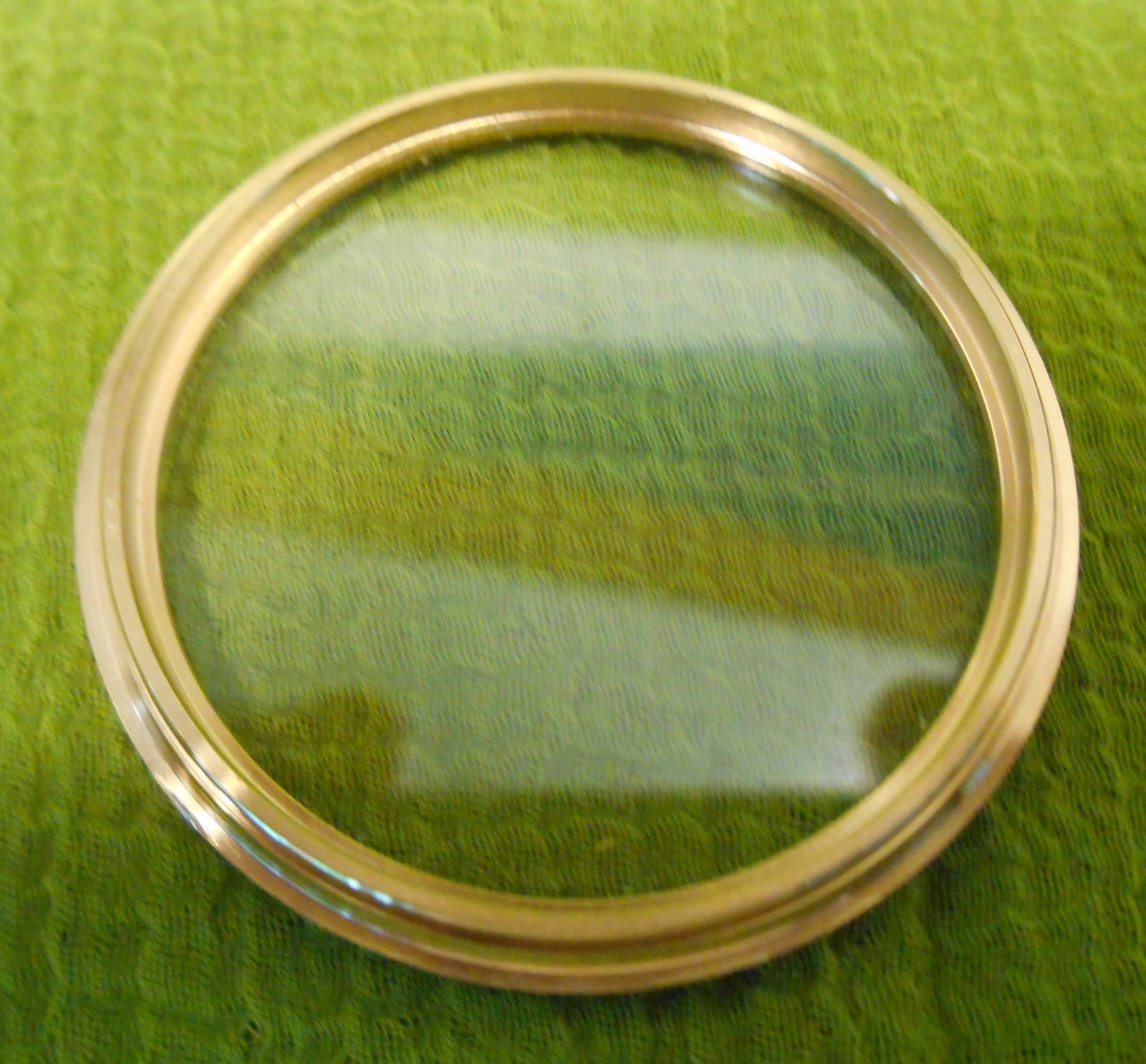 NOS Seiko 7T32-6A50 Case Back, Bezel Crystal Gasket Gold Wrist Watch Body Time