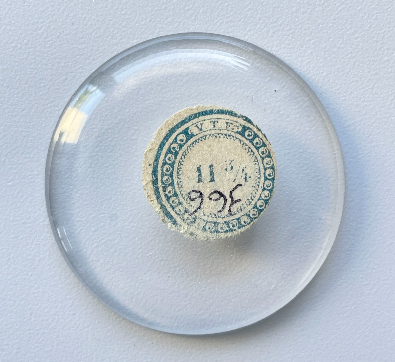 VTF NOS 11 3/4 36.7mm Round Domed Acrylic Watch Crystal Replacement Part Vintage