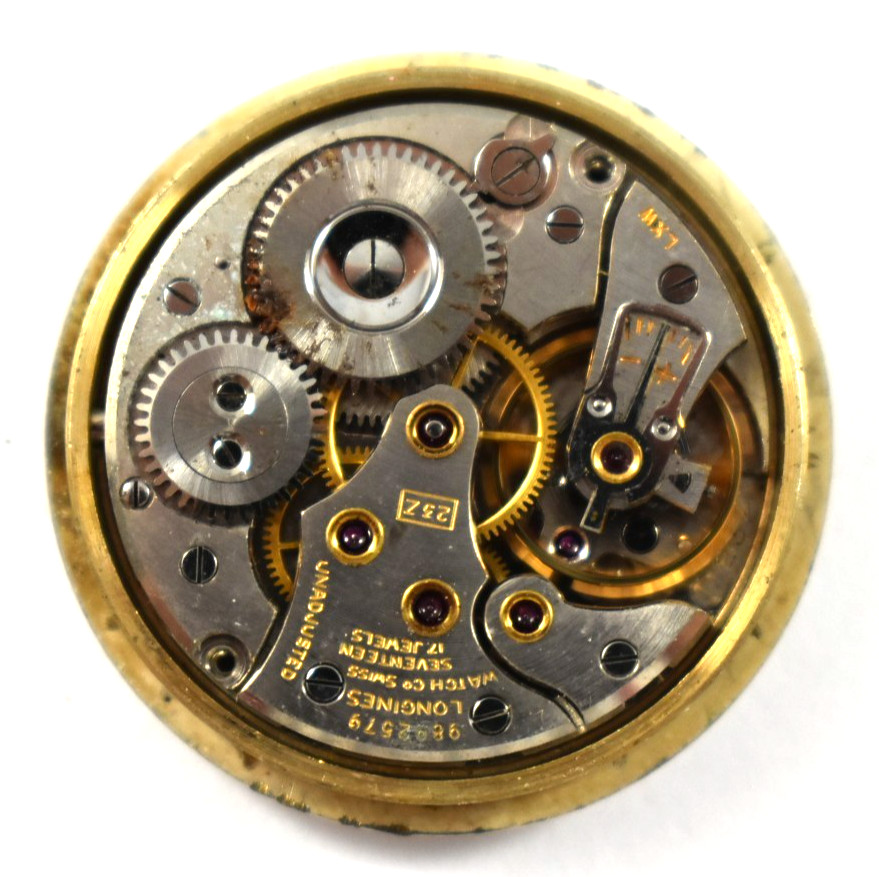 Vintage Longines Manual Wind 17J 23Z Wrist Watch Movement lot.wo