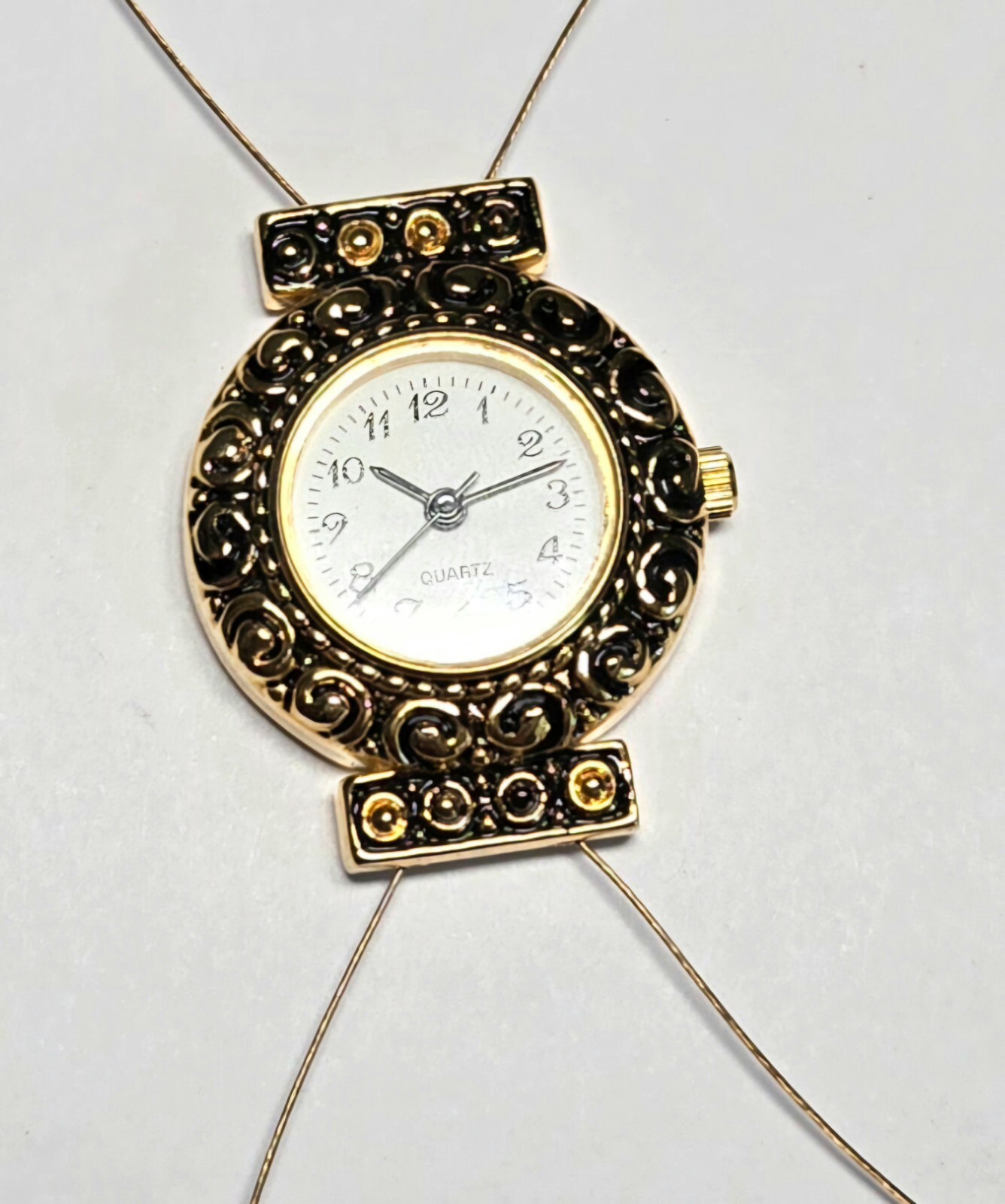 Beading Watch Faces Bronze Battery Included Watch Faces for Jewelry Making 3 pcs