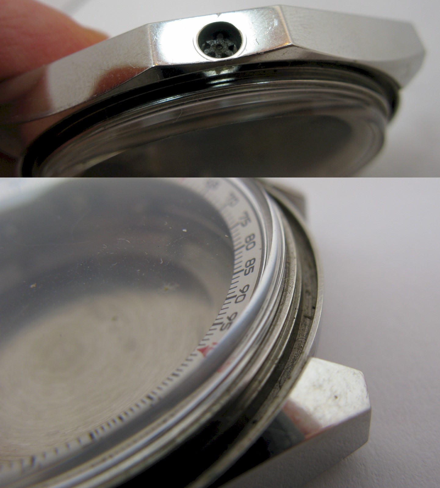 Breitling Chronomat watch case incomplete 0818 … for parts or project …