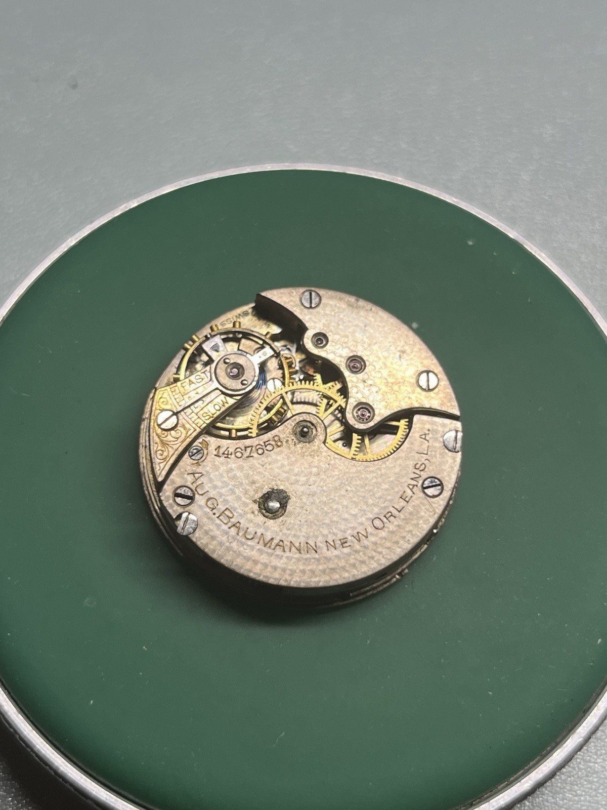 GOOD BALANCE Longines Private Label Cal. 13.56 Pocket Watch Movement