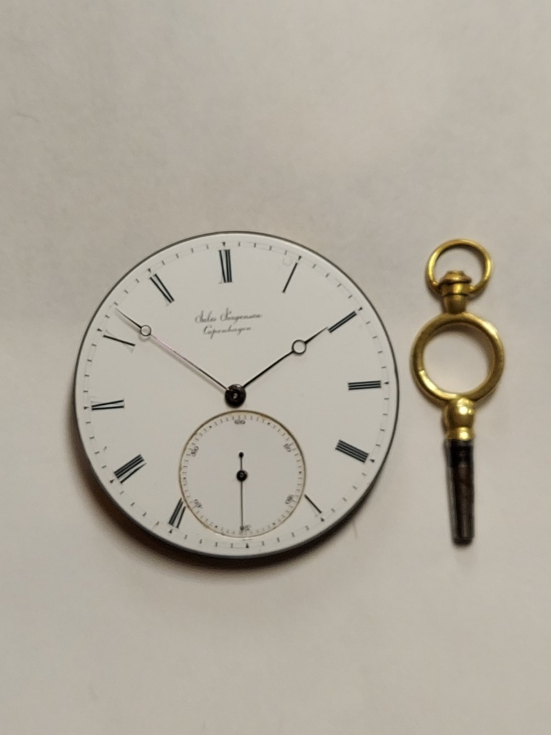 jules jurgensen Collectible P.W. Movement High Grade Key Wind Mens Full Jewels