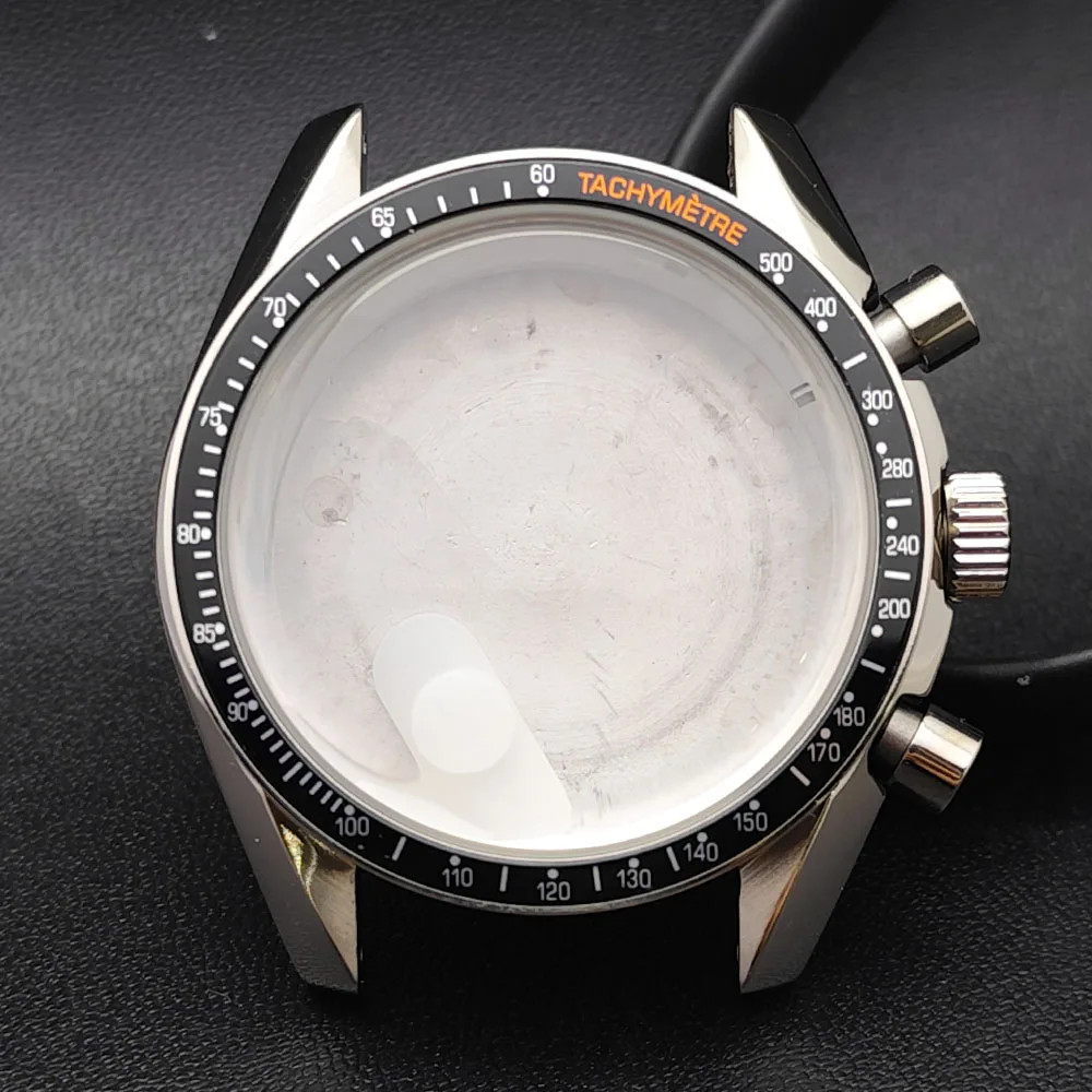 39.7Mm Men’S Watches Metal Case FIT VK63 Movement Watch Case Accessories Sapphir