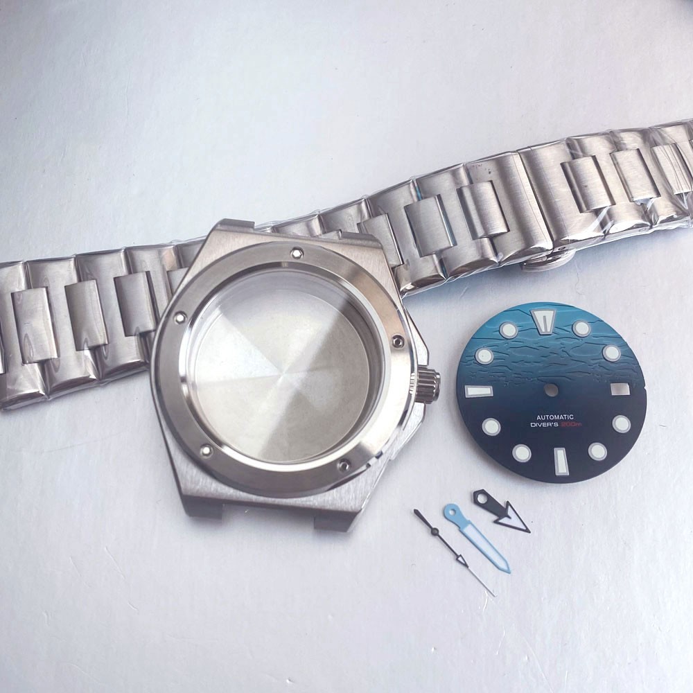 40mm Sapphire Glass Watch Case Dial Hand Fit Engineer NH35 NH36 ETA 2824 Watch