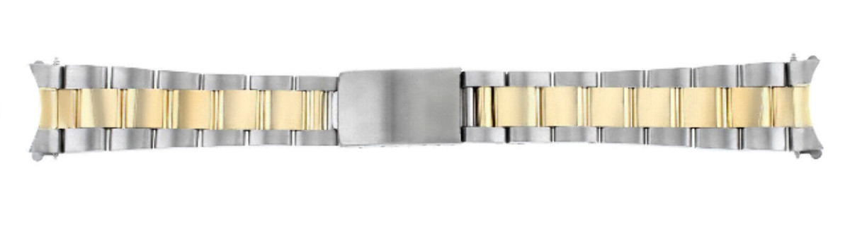 20MM 14K/SS OYSTER WATCH BAND STRAP FOR ROLEX 36MM 16753, 16713, 16613, 16803