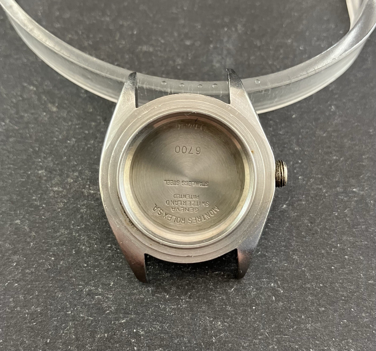 Original Ladies Rolex Oyster Perpetual Case Reference 6718. Circa 1975