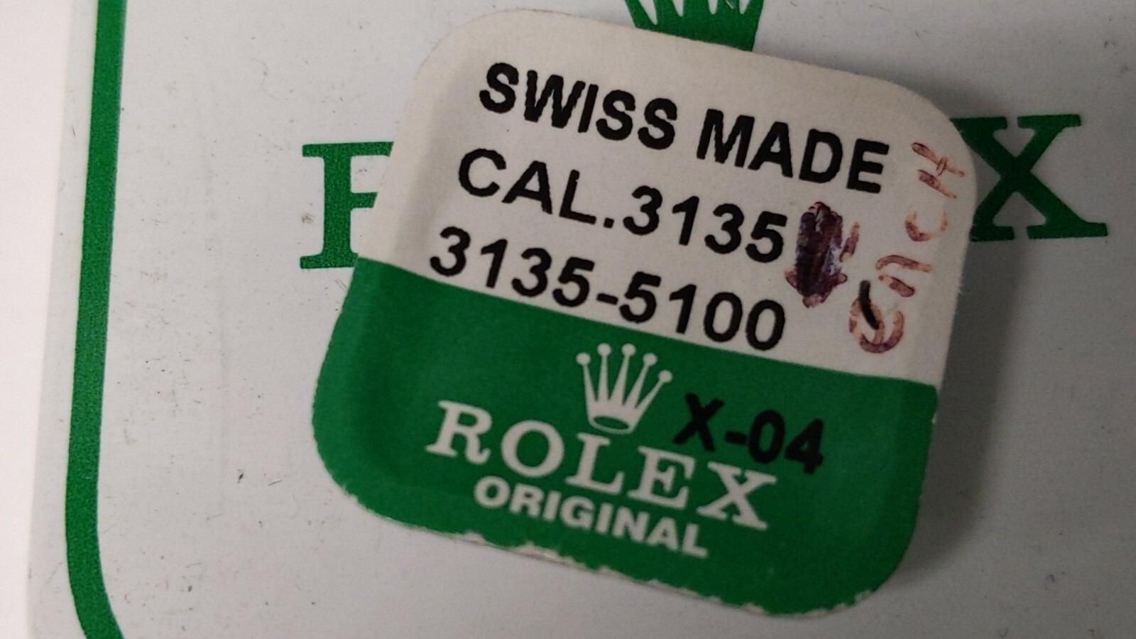 Rolex 3135 5100 NEW/SEALED with 5 inside for watch repair