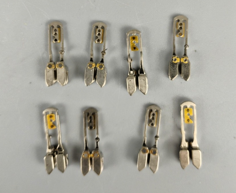 Bulova Accutron 2300 Tuning Fork Watch Movement Parts LOT of 8 – Untested