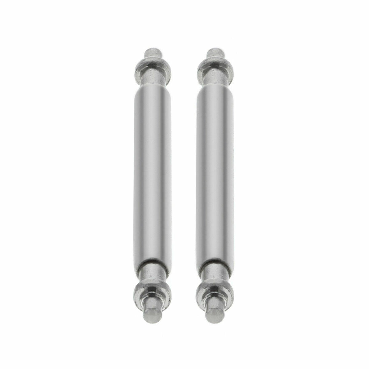 2 Silver 20mm Stainless Steel Replacement Spring Bars For Diver Watch Strap