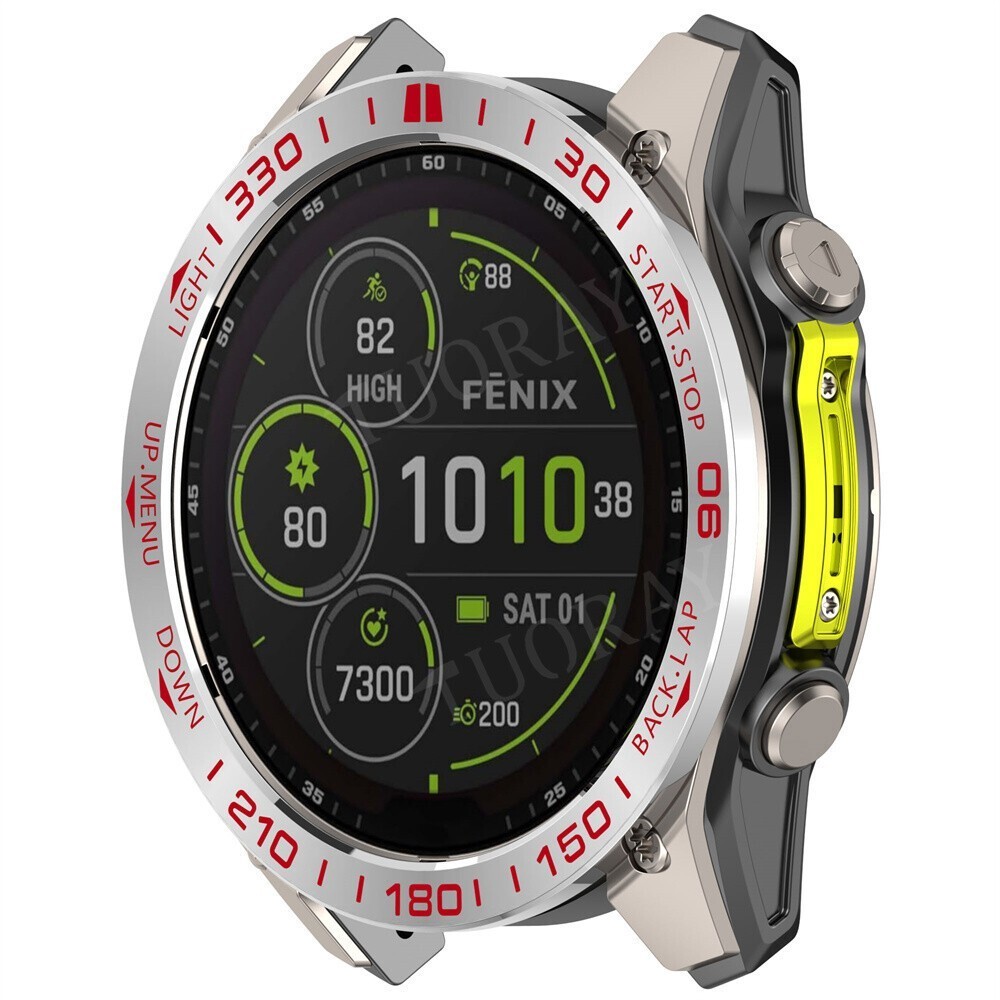 Bezel Frame Ring Metal Watch Case Cover Bumper For Garmin Fenix 8 43mm 47mm 51mm