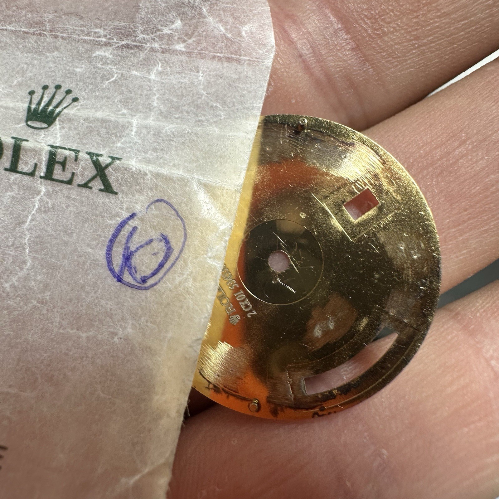 Rolex 118205 Day Date Pink Gold Dial Salmon Roman NOS
