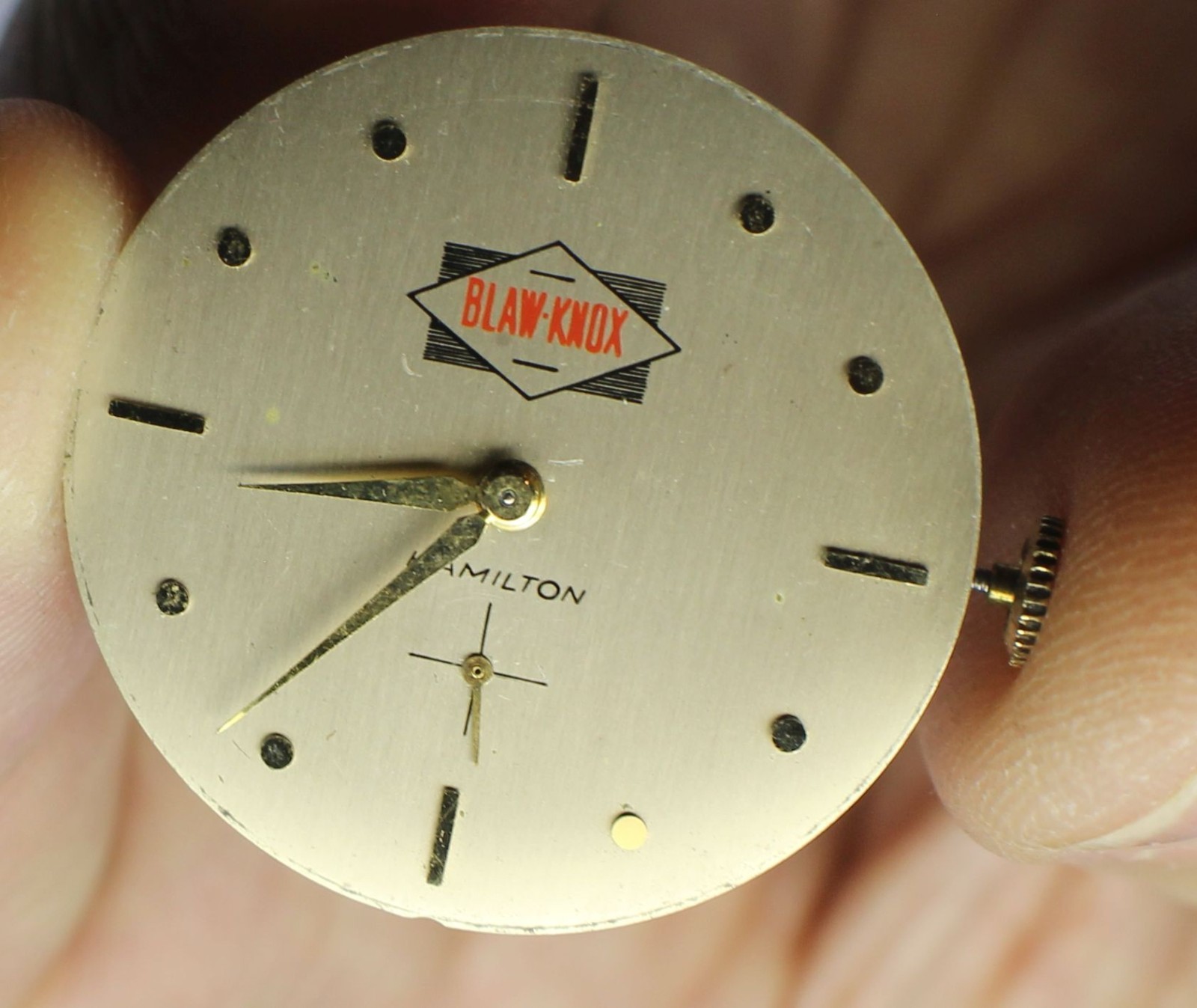 1960s Hamilton Blaw-Knox Watch Cal 770 22J Movement Mens Service Award *NICE*