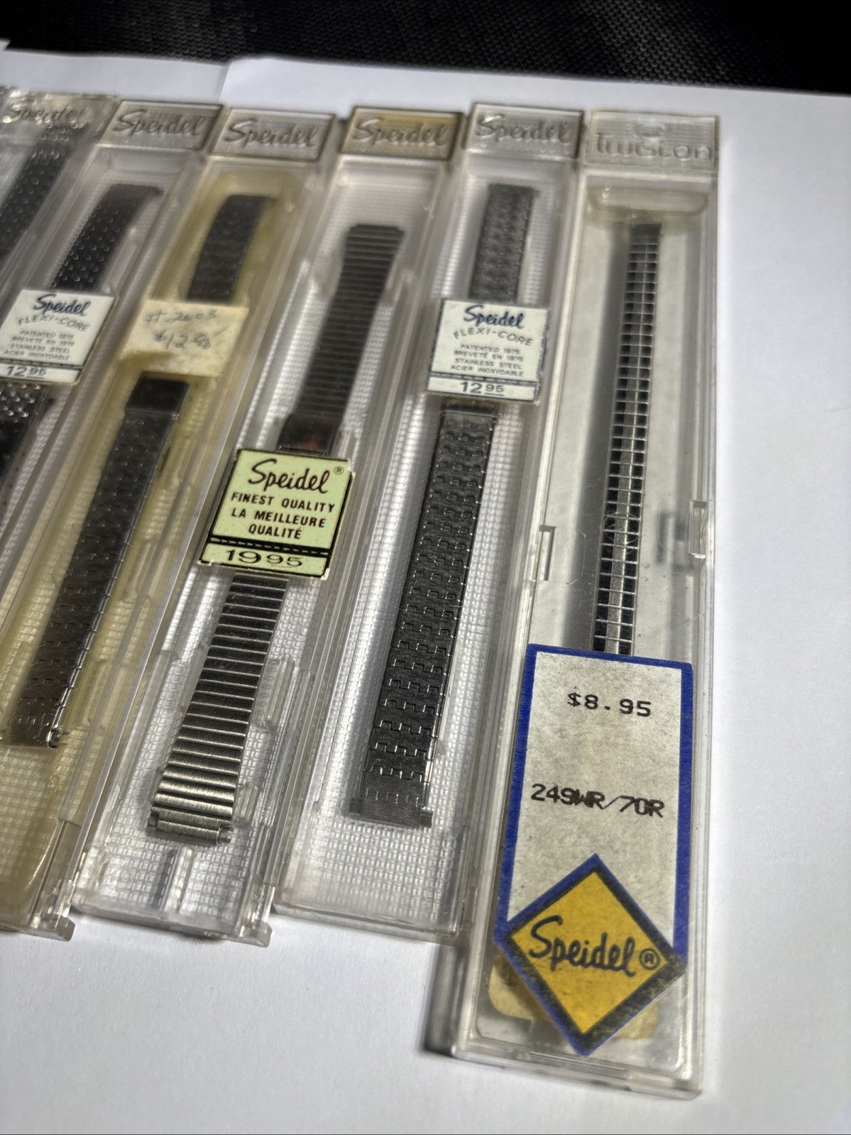 Lot Of Vintage Speidel Watch Bands Various Sizes