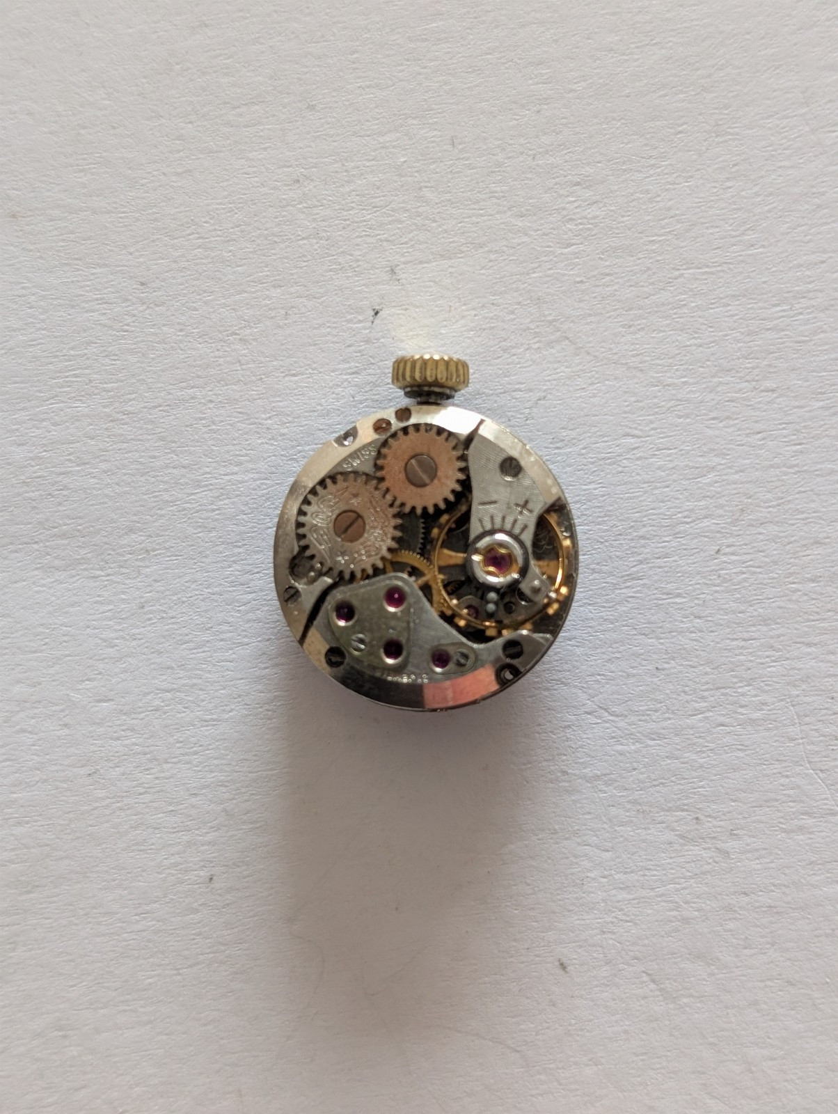 Vintage ETA 2410 Mechanical Watch Movement (Runs)