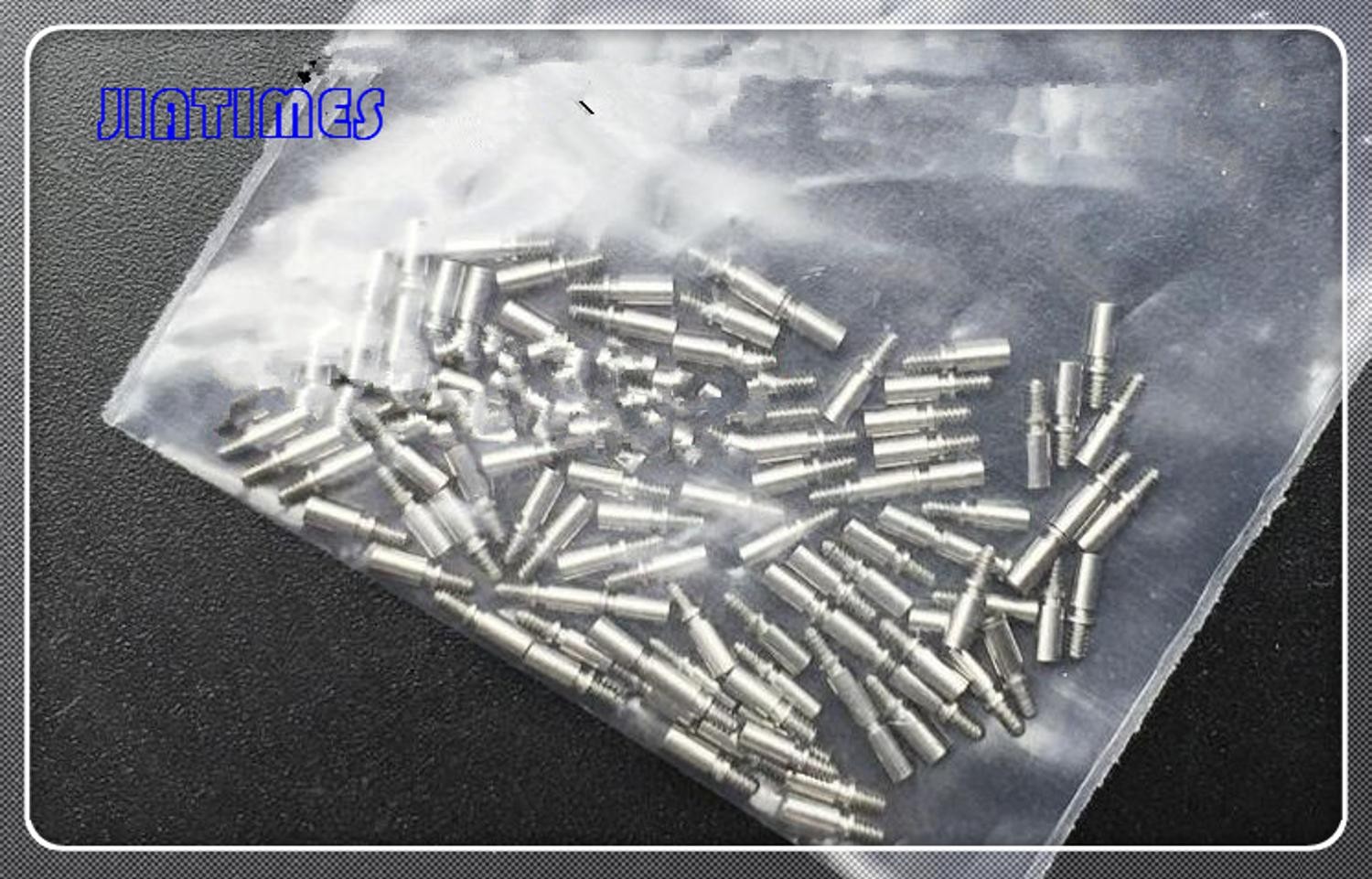 Watch Winding Stem Crown Connector Adapter Slot 50PCS 0.9mm to 0.9mm Spare Part