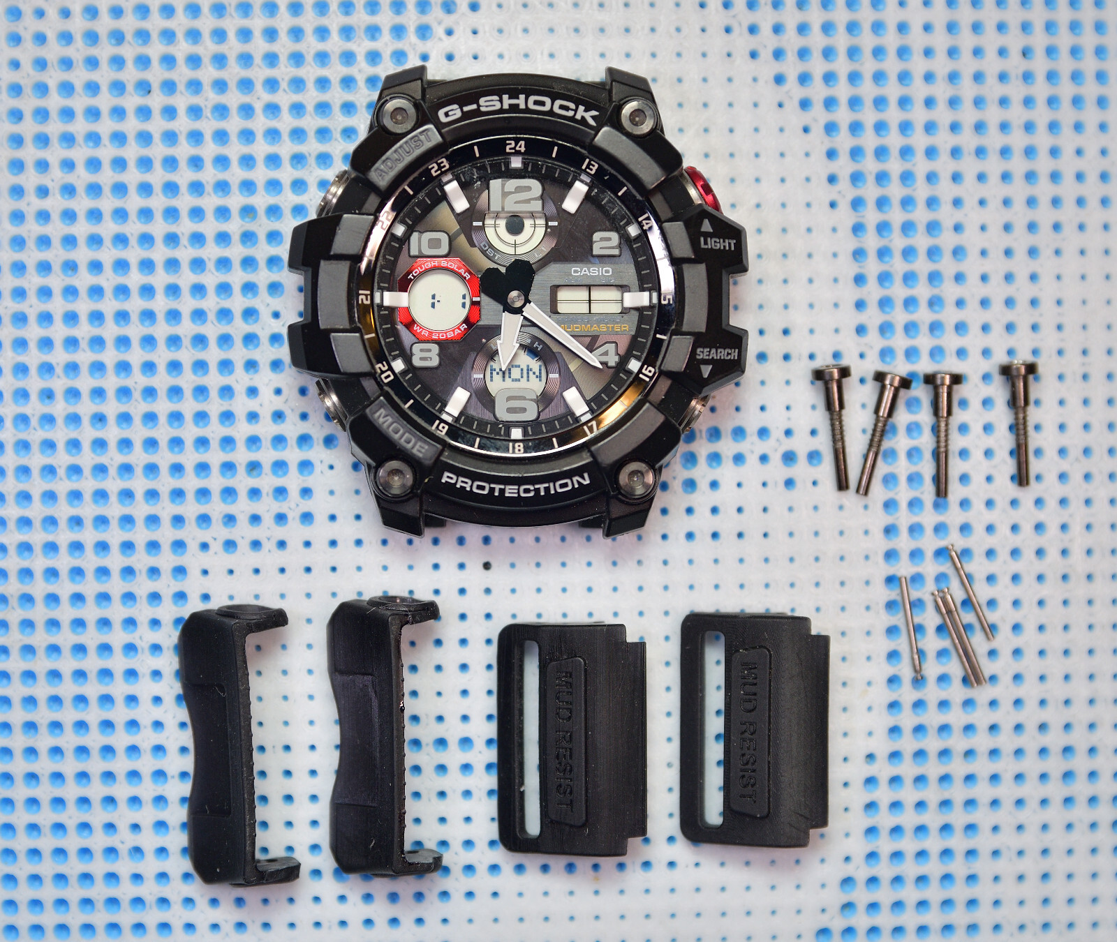 Resin Watch strap & band adapter for G-SHOCK GSG100, GG1000