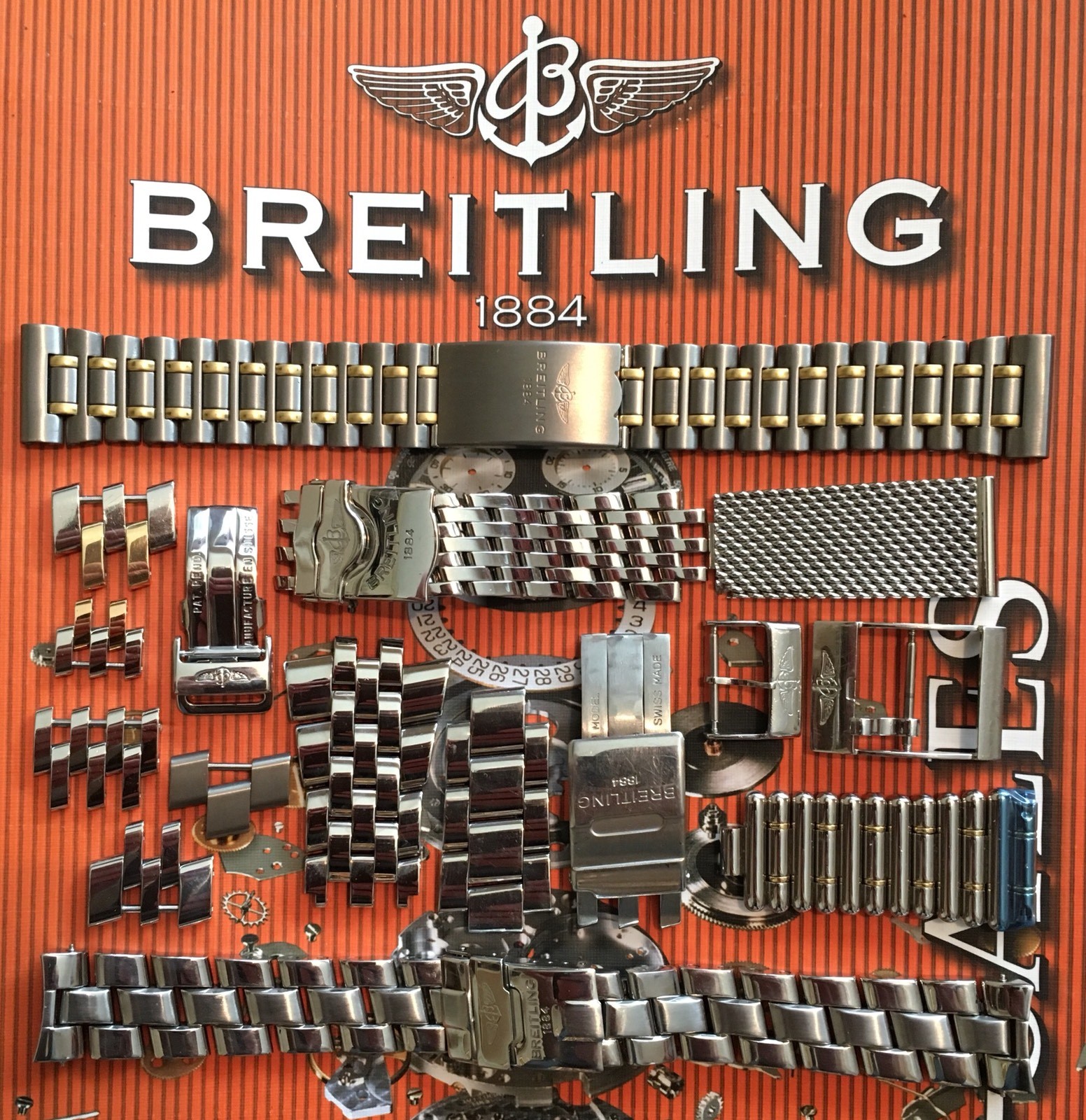 Almost Every Breitling Watch Link In Stock – All Genuine. Read Listing First!