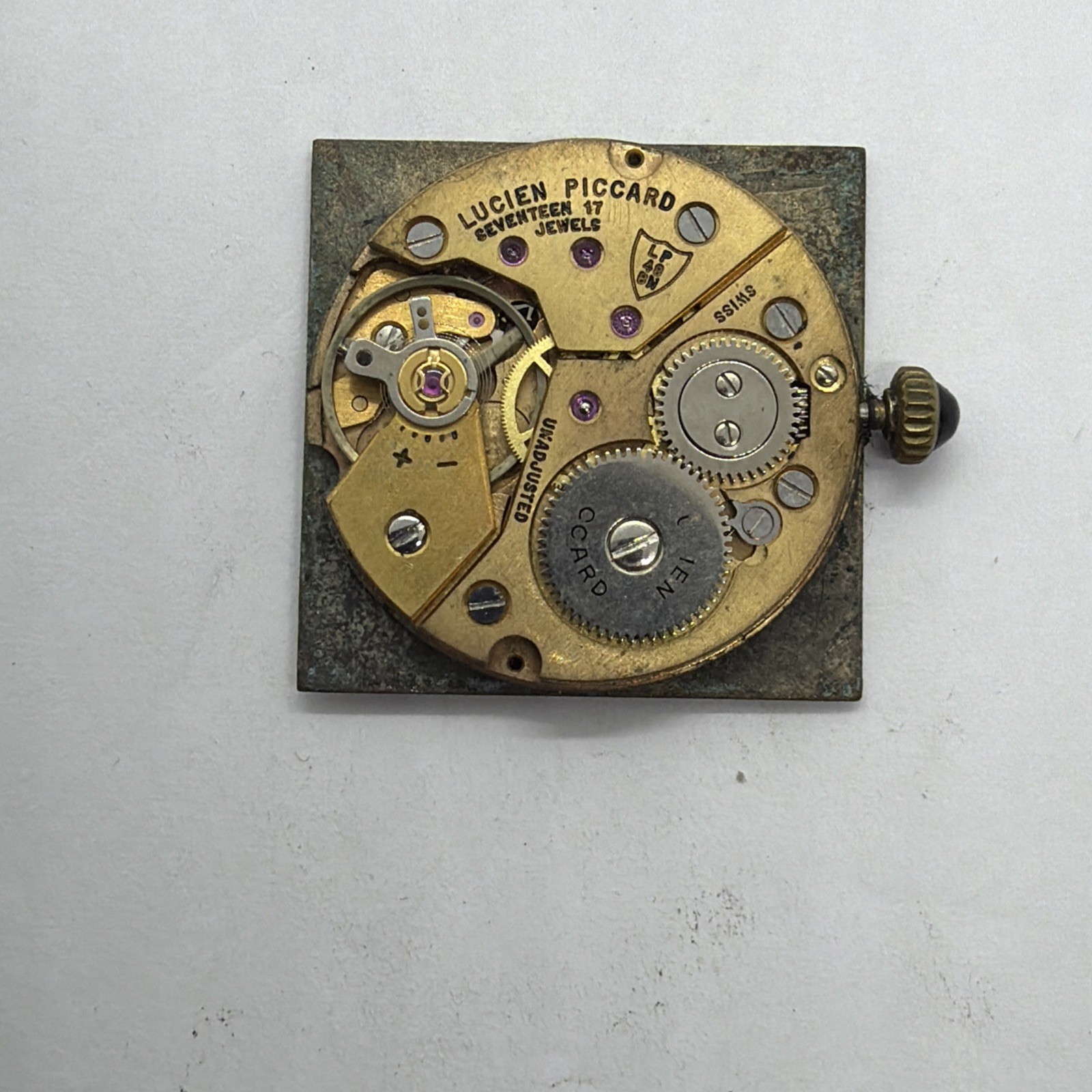 Vintage Lucien Piccard Men’s Watch Movement LP48 – 17 Jewels Runs (2)