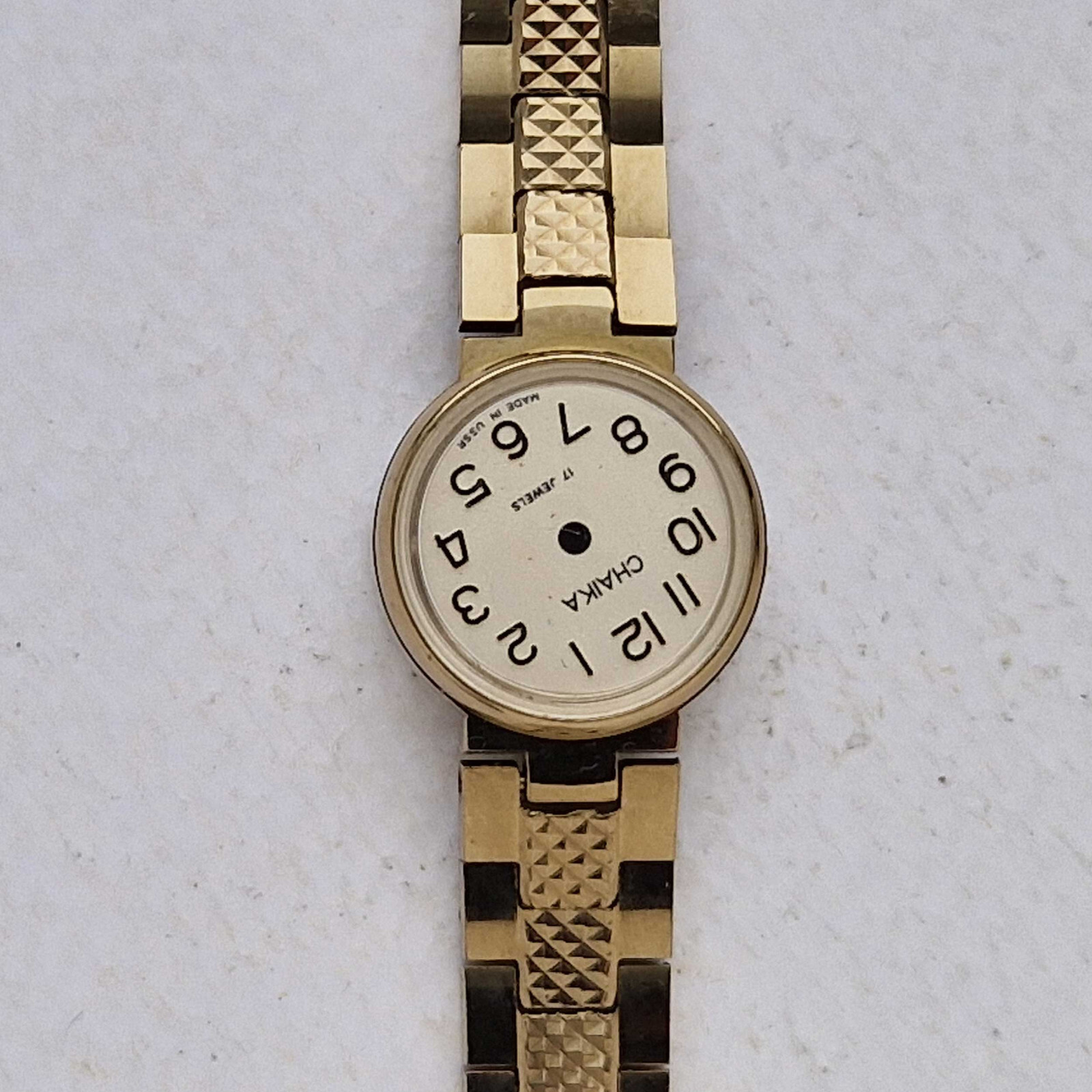 CASE for Vintage Soviet LADIES Mechanical Wristwatch CHAIKA. USSR.