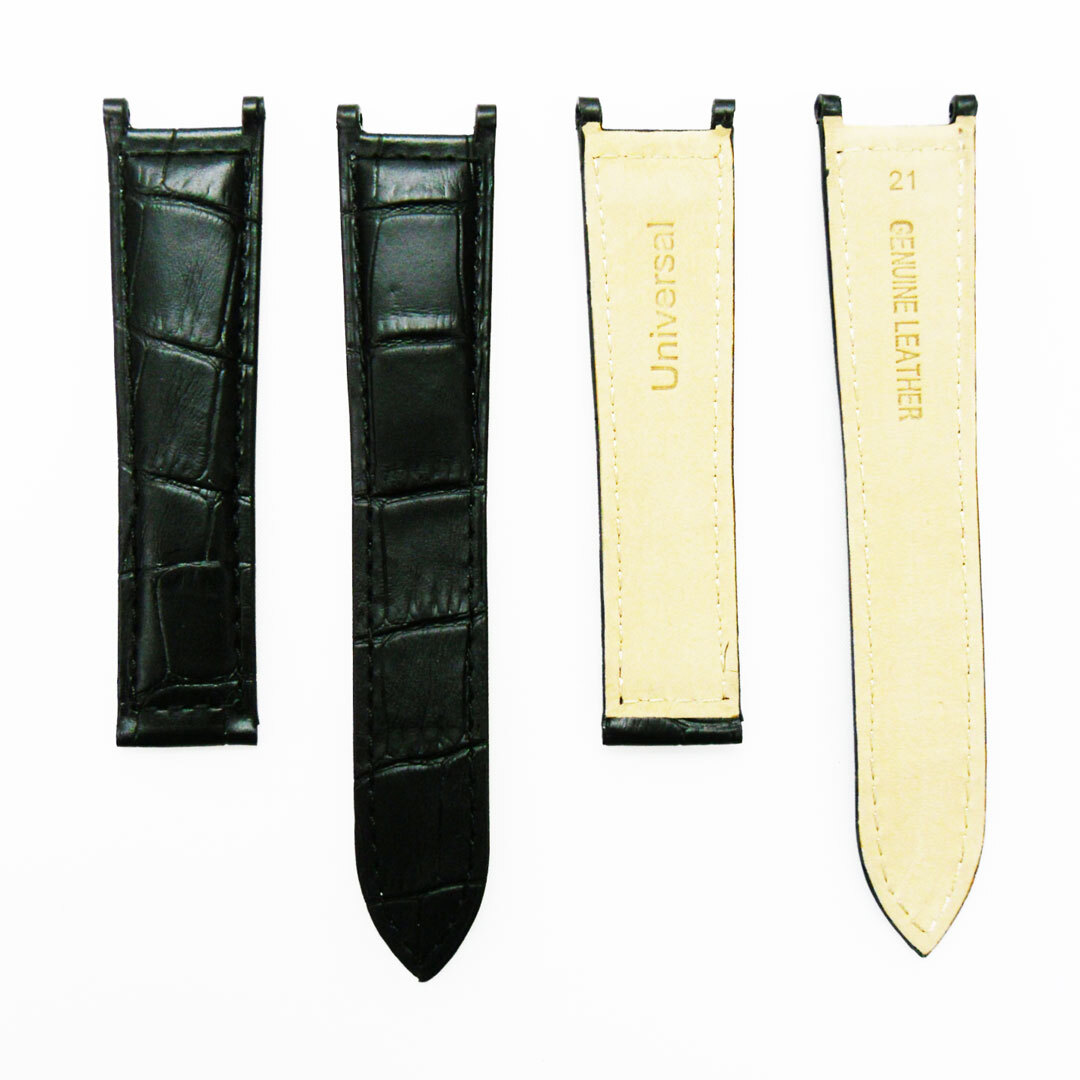 Genuine Leather Band, Alligator Grain (PADDED) fit to Cartier Watch 21×14.5×18