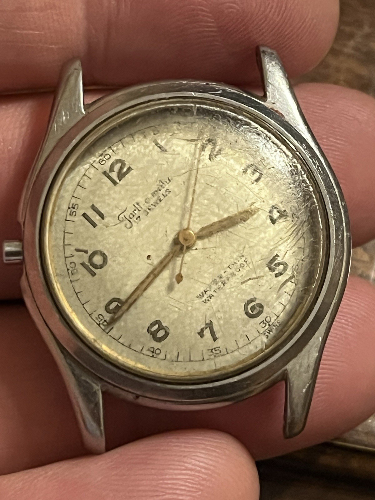 Rare Henri Sandoz Tarlt-O-Matic Wafer Thin automatic watch 4 Service/repair