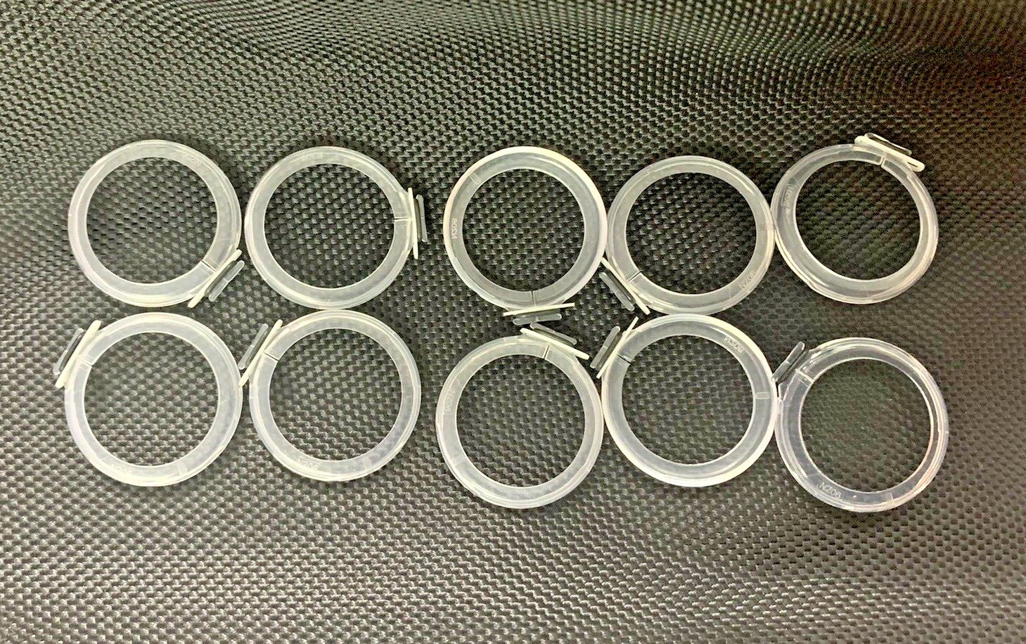 ROLEX GENUINE N206 PLASTIC BEZEL PROTECTOR 28MM DATEJUST Lot of 10 pcs