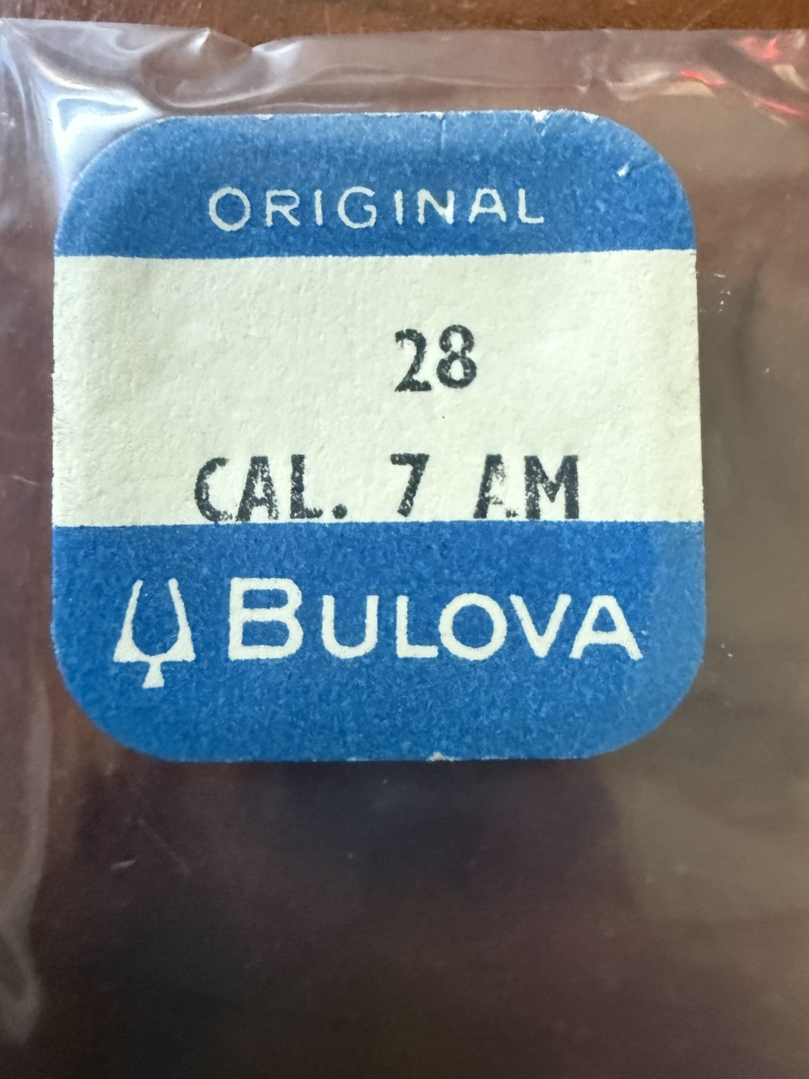 Bulova 7AM Yoke #28 NOS Genuine Vintage Watch Part New Old Stock