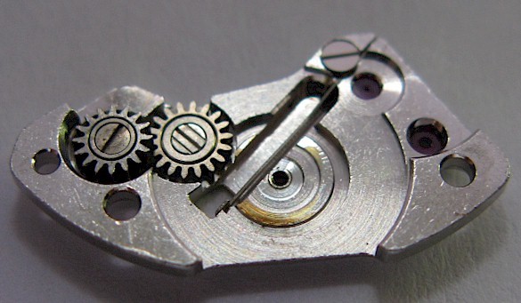 LeCoultre 910 & 911 watch movement part Alarm Barrel Bridge 2 jewels complete