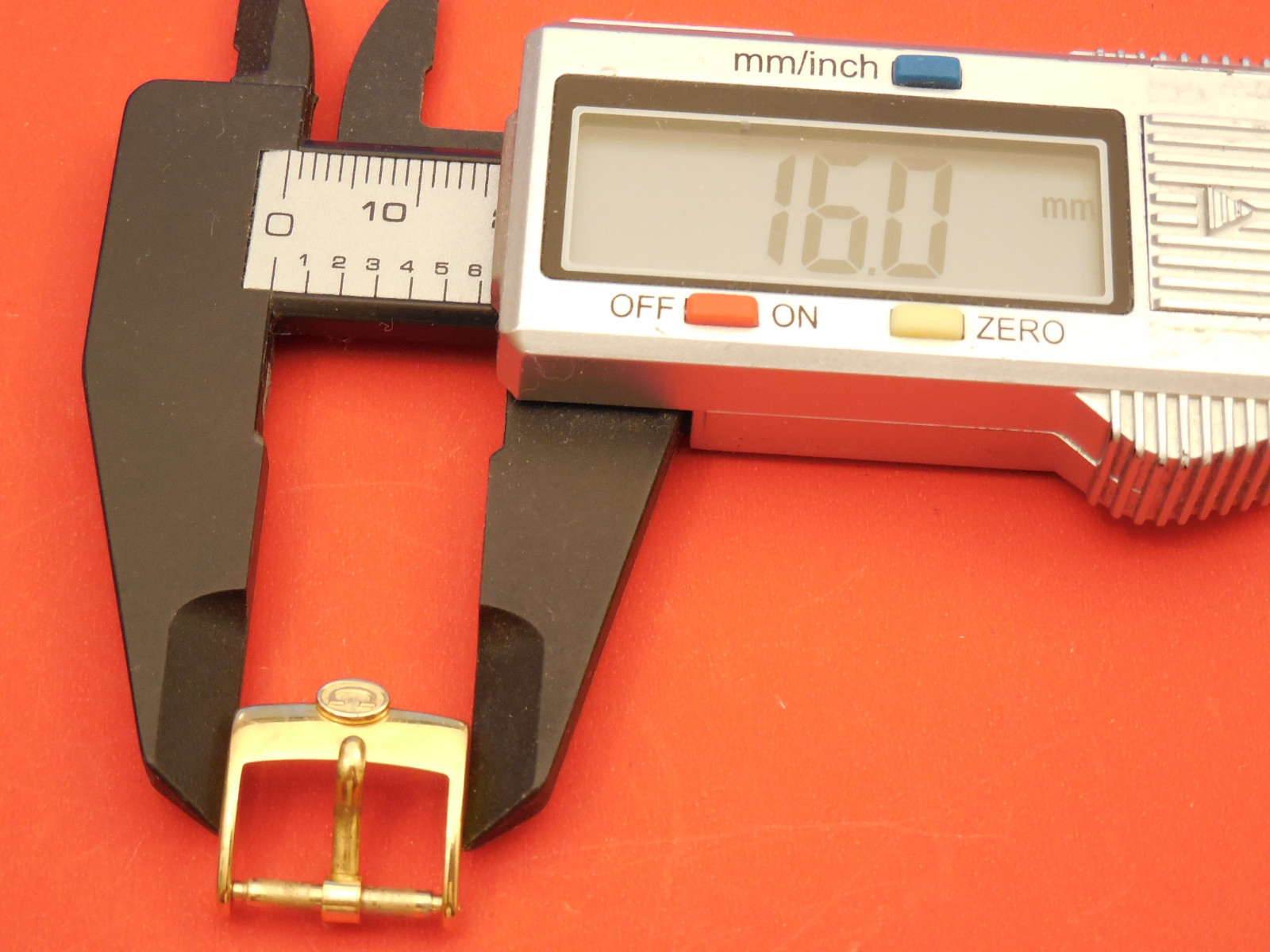 GENUINE CONCORD 14MM / 16MM GOLD TONE BUCKLE FOR LEATHER STRAP BAND BRACELET